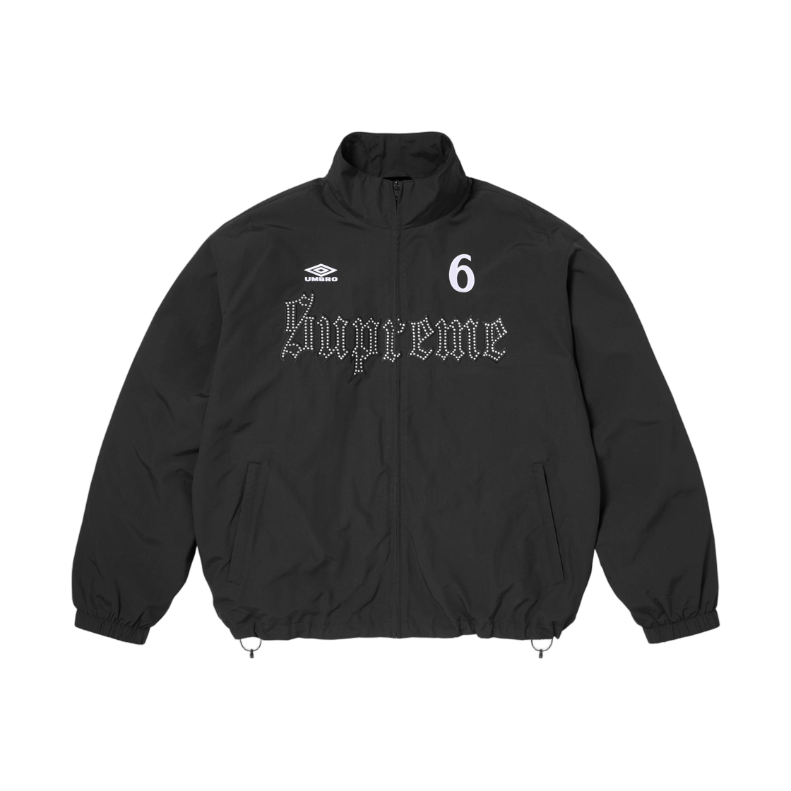 슈프림 x 조던 트랙 자켓 블랙 - 26SS | Supreme | KREAM
