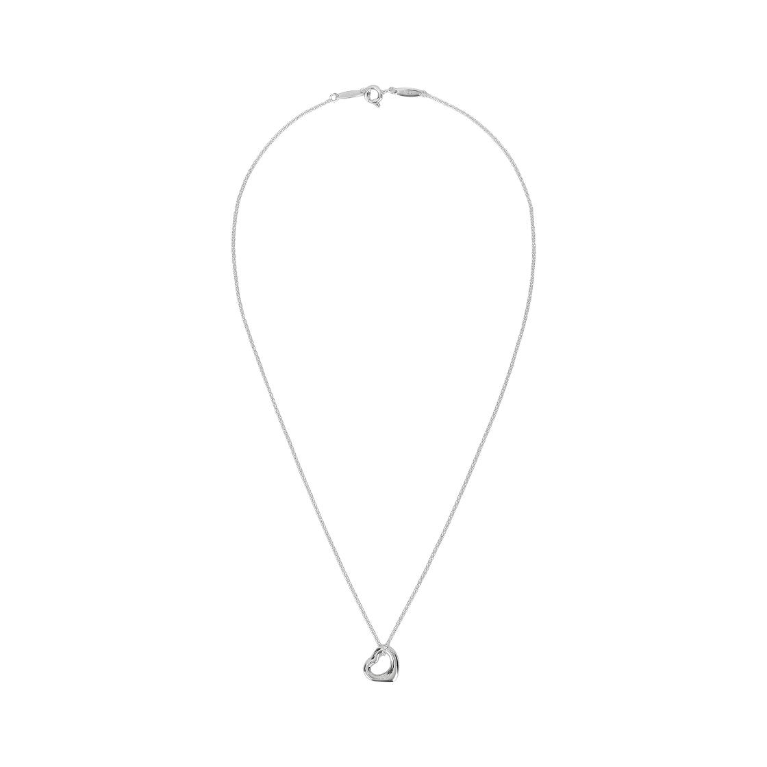 티파니 앤 코 엘사 퍼레티 오픈 하트 펜던트 11mm 실버(Tiffany & Co. Elsa Peretti Open Heart Pendant 11mm Silver) - 2