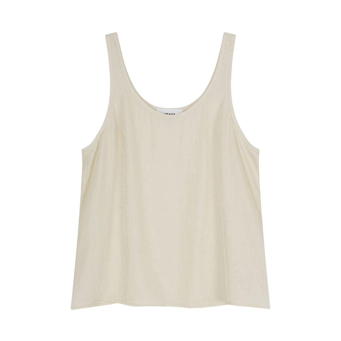 비자비 트윌 드레시 이지 탱크 탑 아이보리(VIS A VIS Twill Dressy Easy Tank Top Ivory)