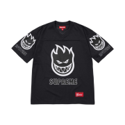 Supreme x Spitfire Football Jersey Black - 26SS