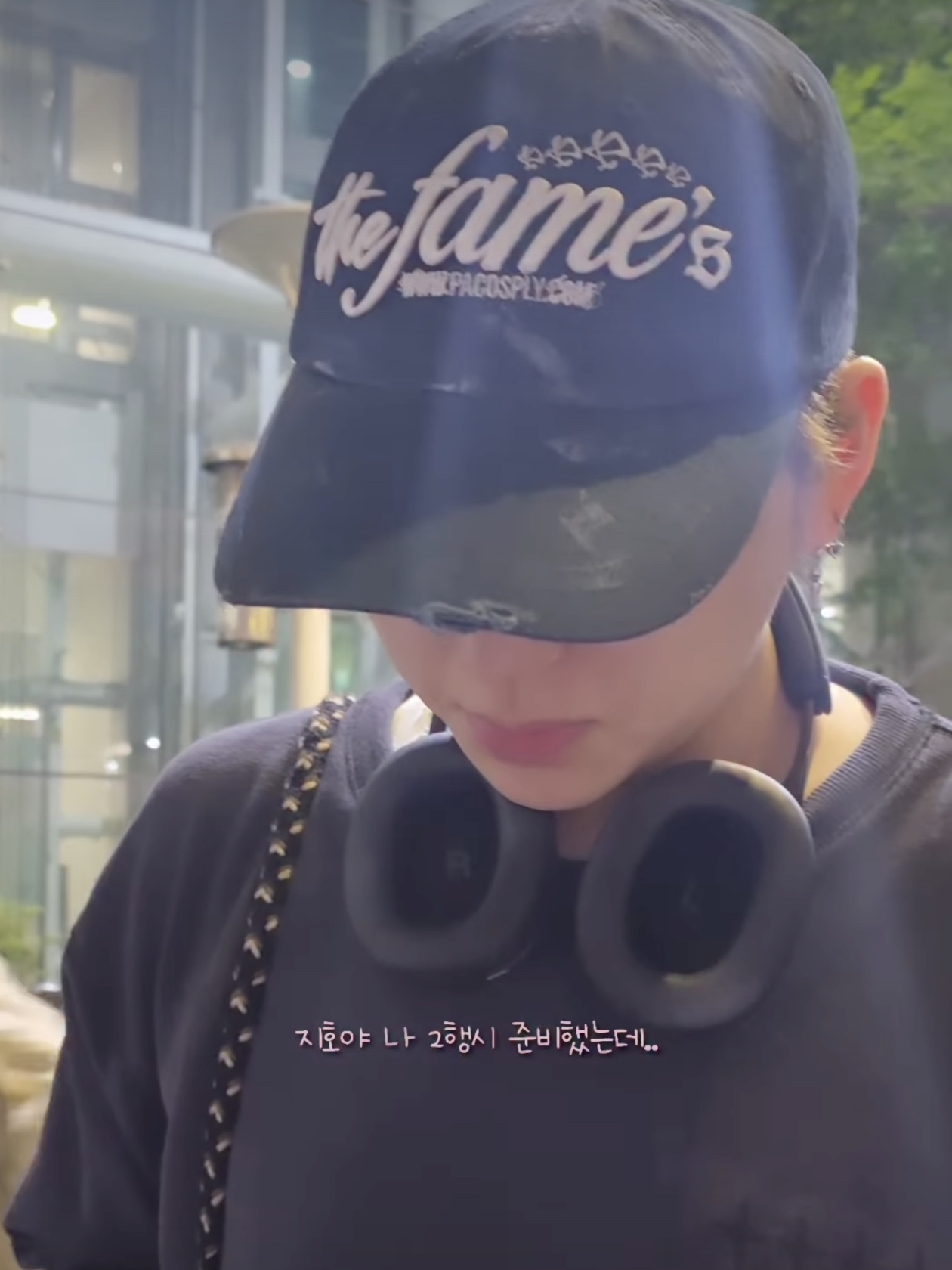 [트리플적립] PACOSPLY Dirty Fame Cap Dirty Navy 착용 스타일