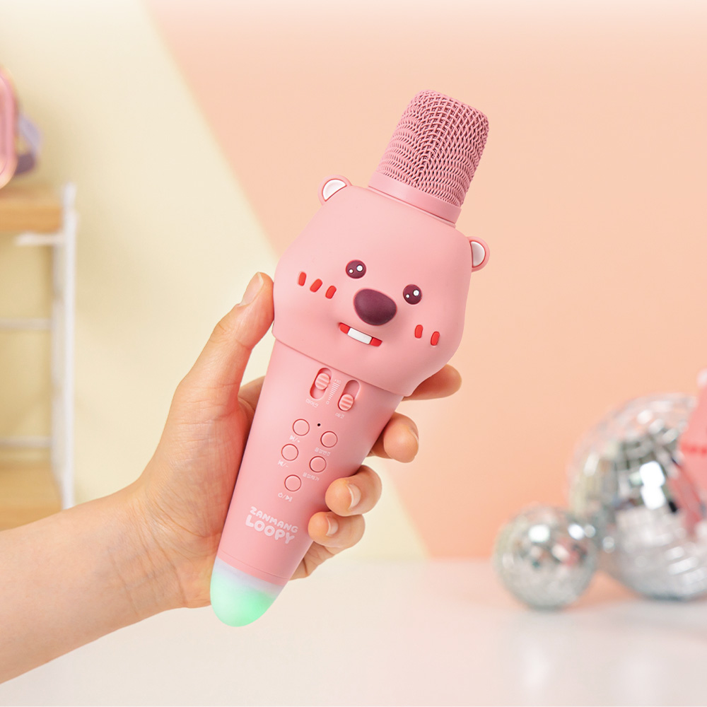 로이체 잔망루피 음성변조 & MR전환 블루투스 무선마이크 스피커(Royche Zanmang Loopy Bluetooth Wireless Microphone Speaker with Voice Modulation & MR Conversion) - 4