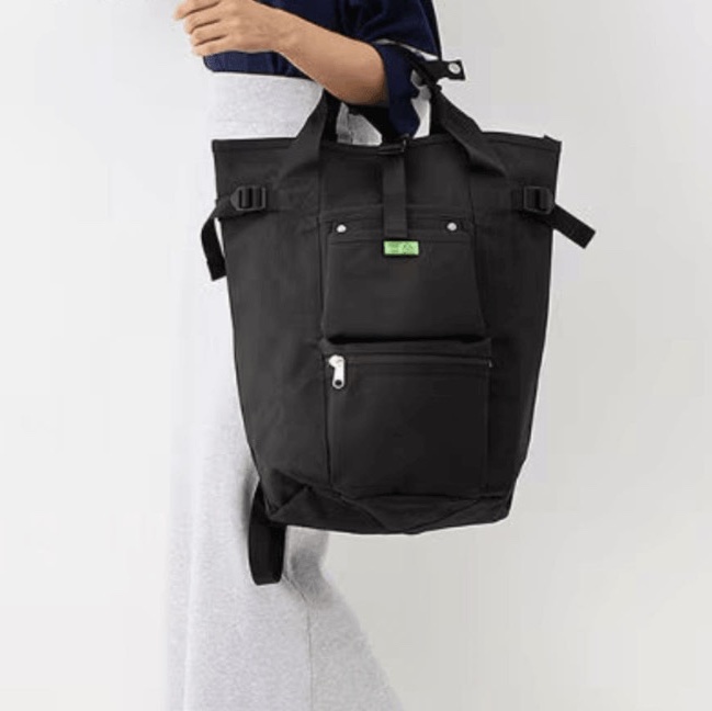 Porter Union 2Way Rucksack Black 착용 스타일 - 2