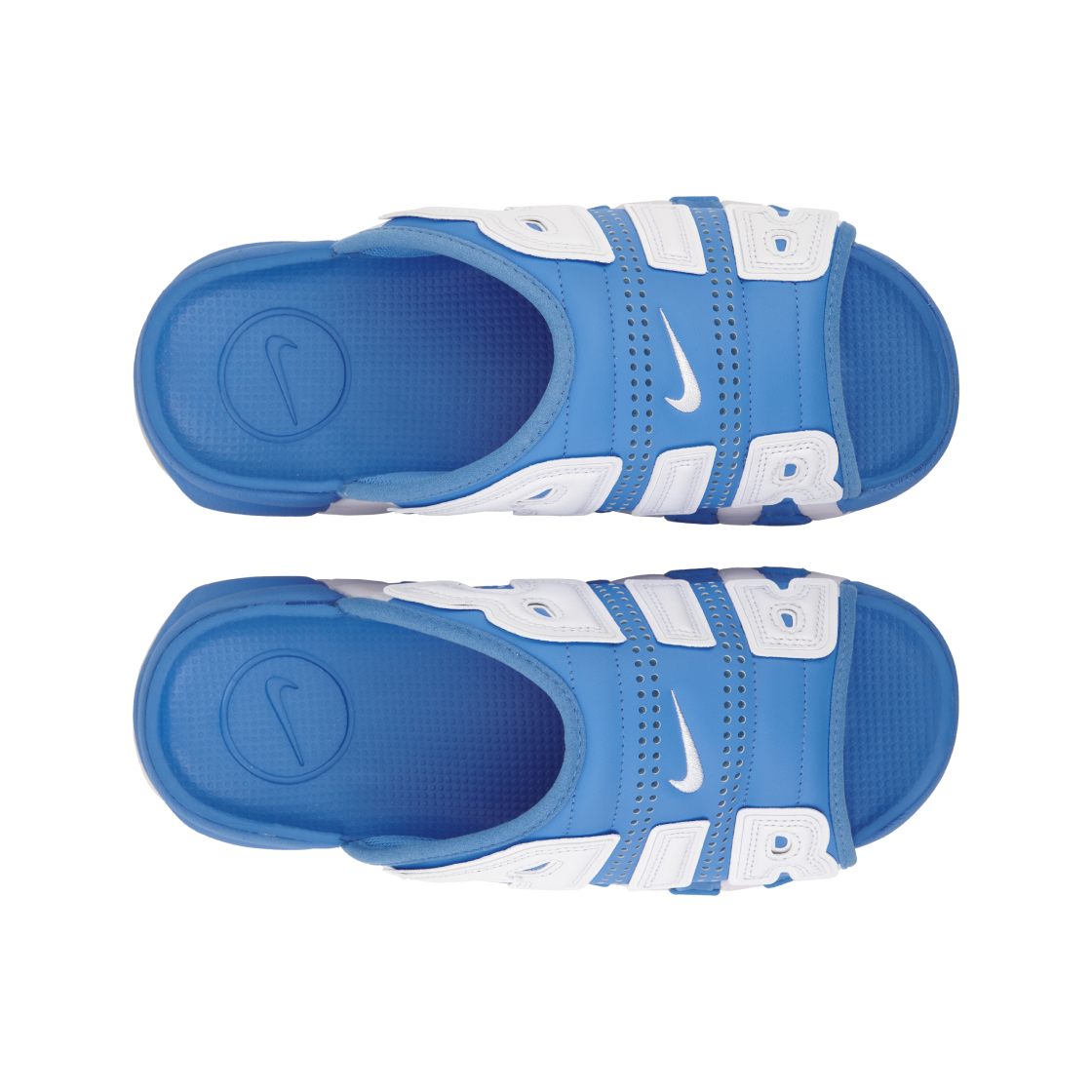 나이키 에어 모어 업템포 슬라이드 유니버시티 블루(Nike Air More Uptempo Slide University Blue) - 5