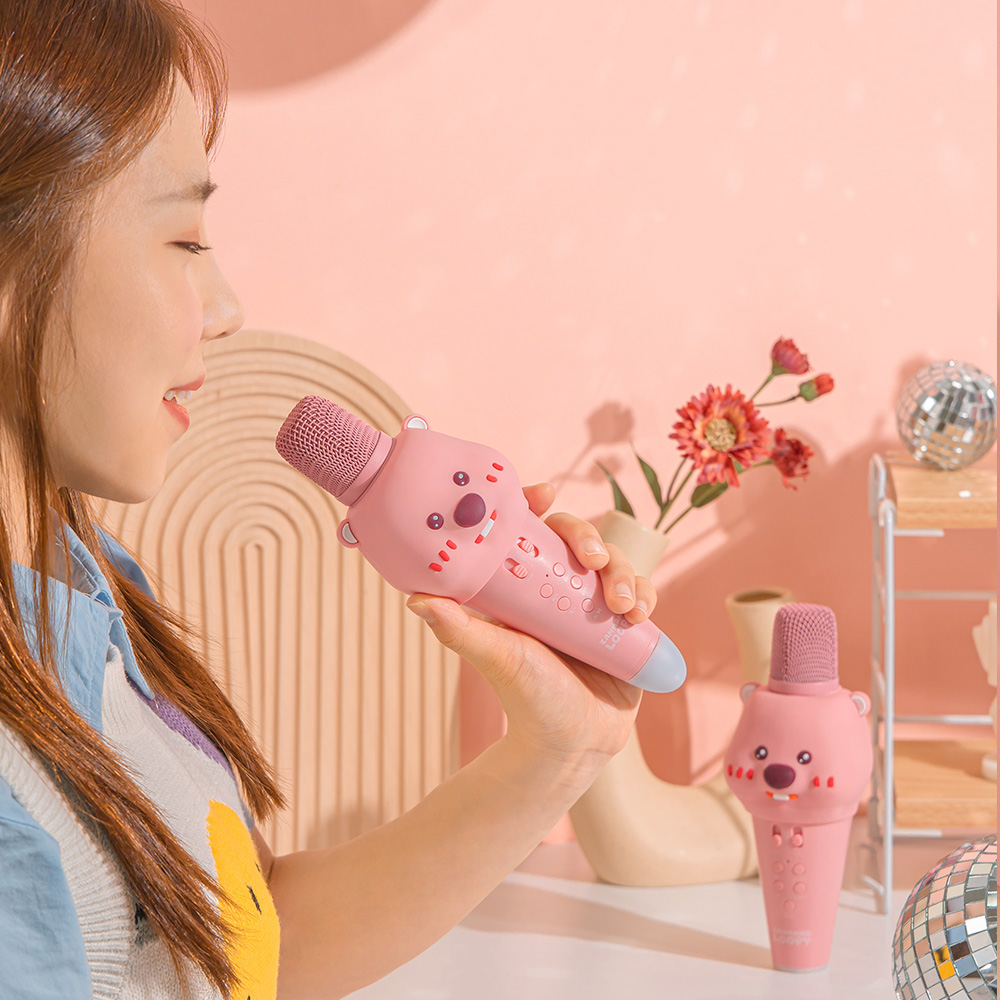 로이체 잔망루피 음성변조 & MR전환 블루투스 무선마이크 스피커(Royche Zanmang Loopy Bluetooth Wireless Microphone Speaker with Voice Modulation & MR Conversion) - 6