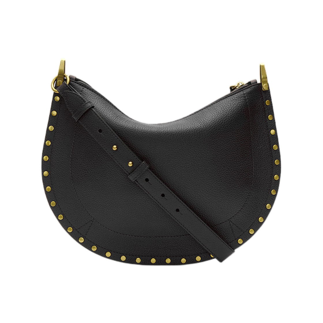 이자벨 마랑 오스칸 소프트 지퍼 숄더백 블랙 - 26FW(Isabel Marant Oskan Soft Zipped Shoulder Bag Black - 26FW) - 3
