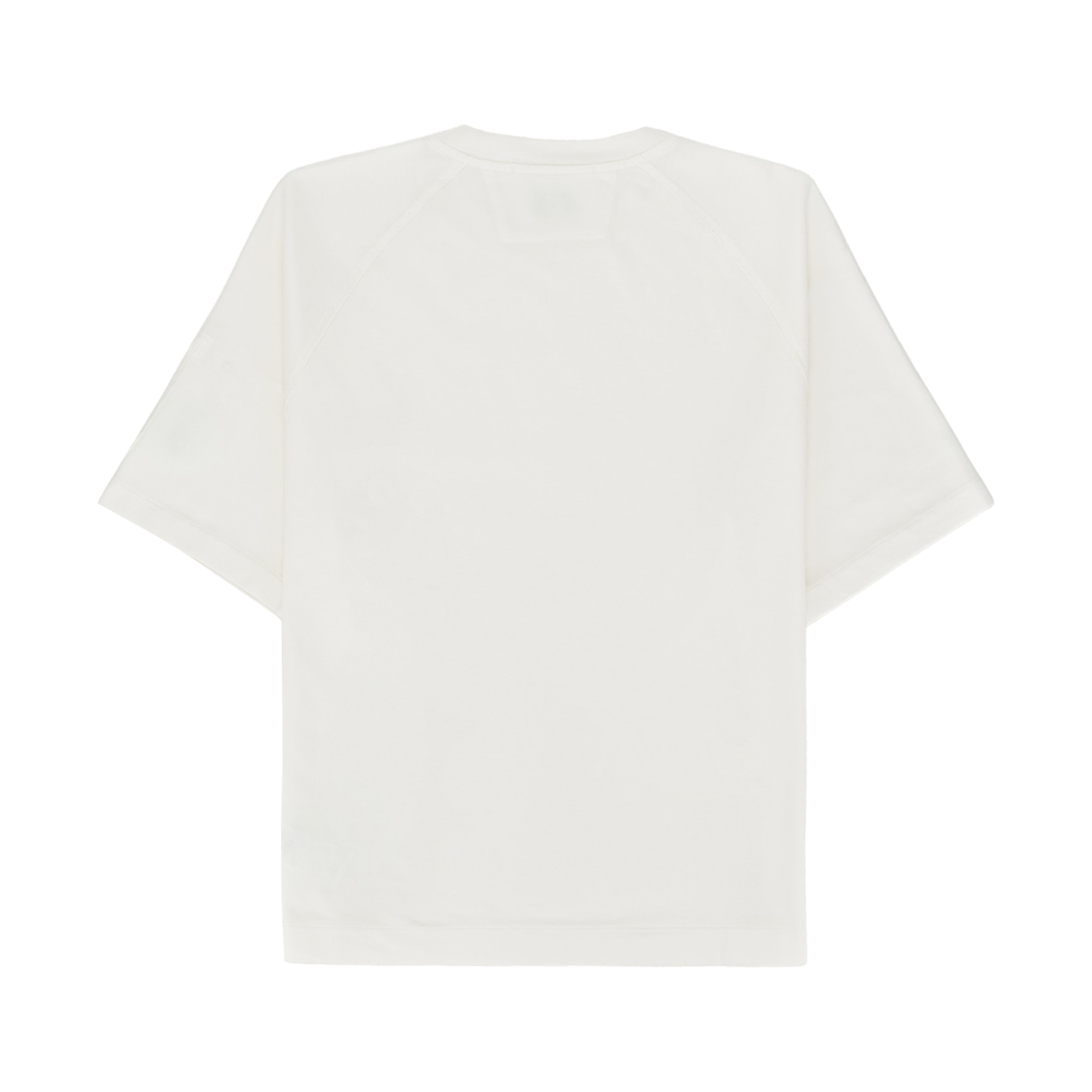 C.P. 컴퍼니 라이트 플리스 숏슬리브 스웨트셔츠 거즈 화이트 - 26SS(C.P. Company Light Fleece Short Sleeve Sweatshirt Gauze White - 26SS) - 2