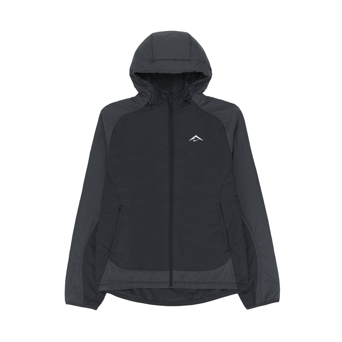 나이키 트레일 프리마로프트 써마핏 러닝 자켓 블랙 앤트러사이트 - 아시아(Nike Trail PrimaLoft Therma-Fit Running Jacket Black Anthracite - Asia) - 1
