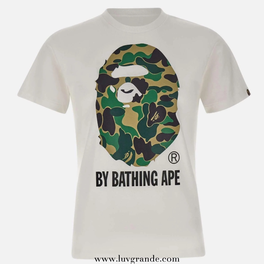 BAPE Japan Ape Head T-Shirt Black 착용 스타일 - 4