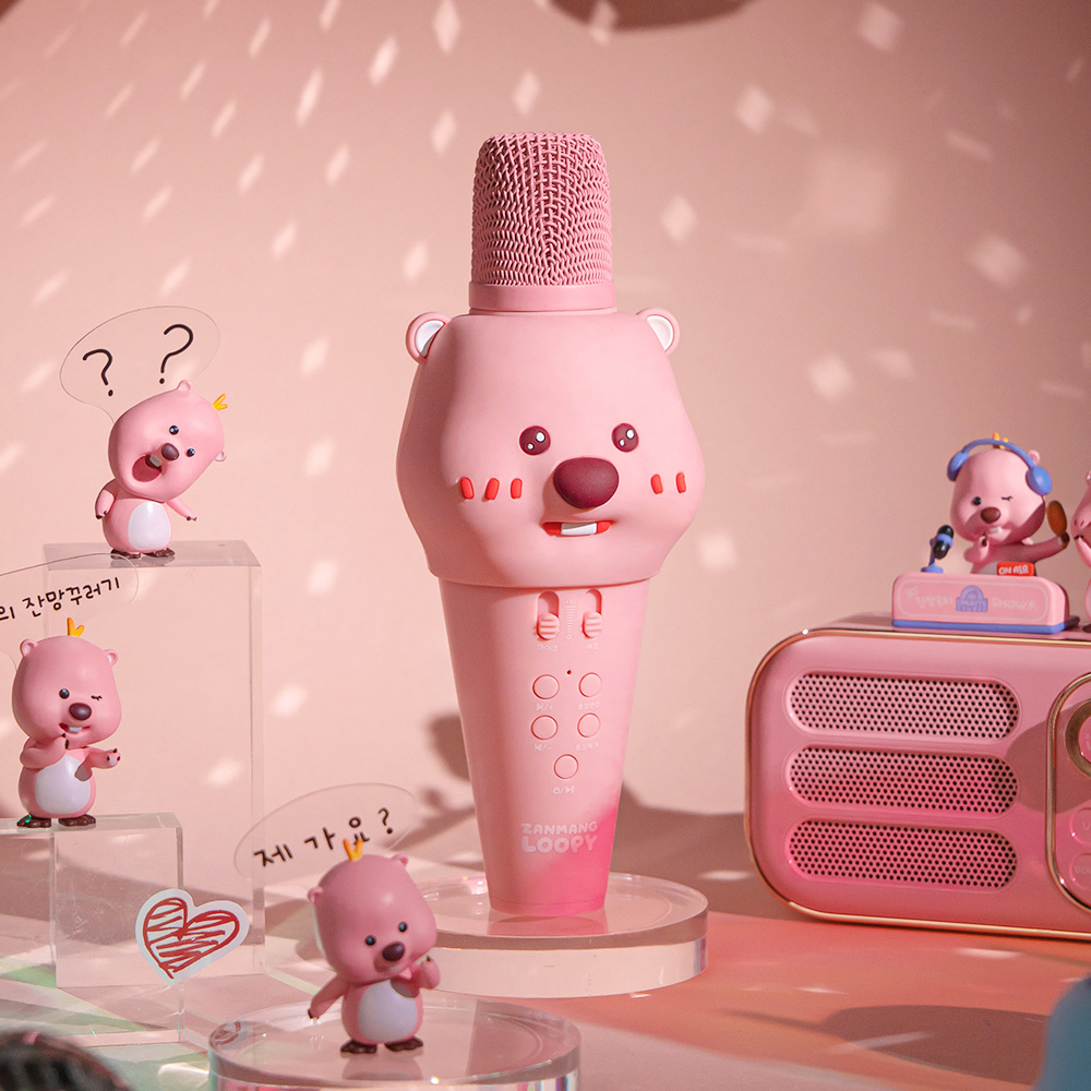 로이체 잔망루피 음성변조 & MR전환 블루투스 무선마이크 스피커(Royche Zanmang Loopy Bluetooth Wireless Microphone Speaker with Voice Modulation & MR Conversion) - 2