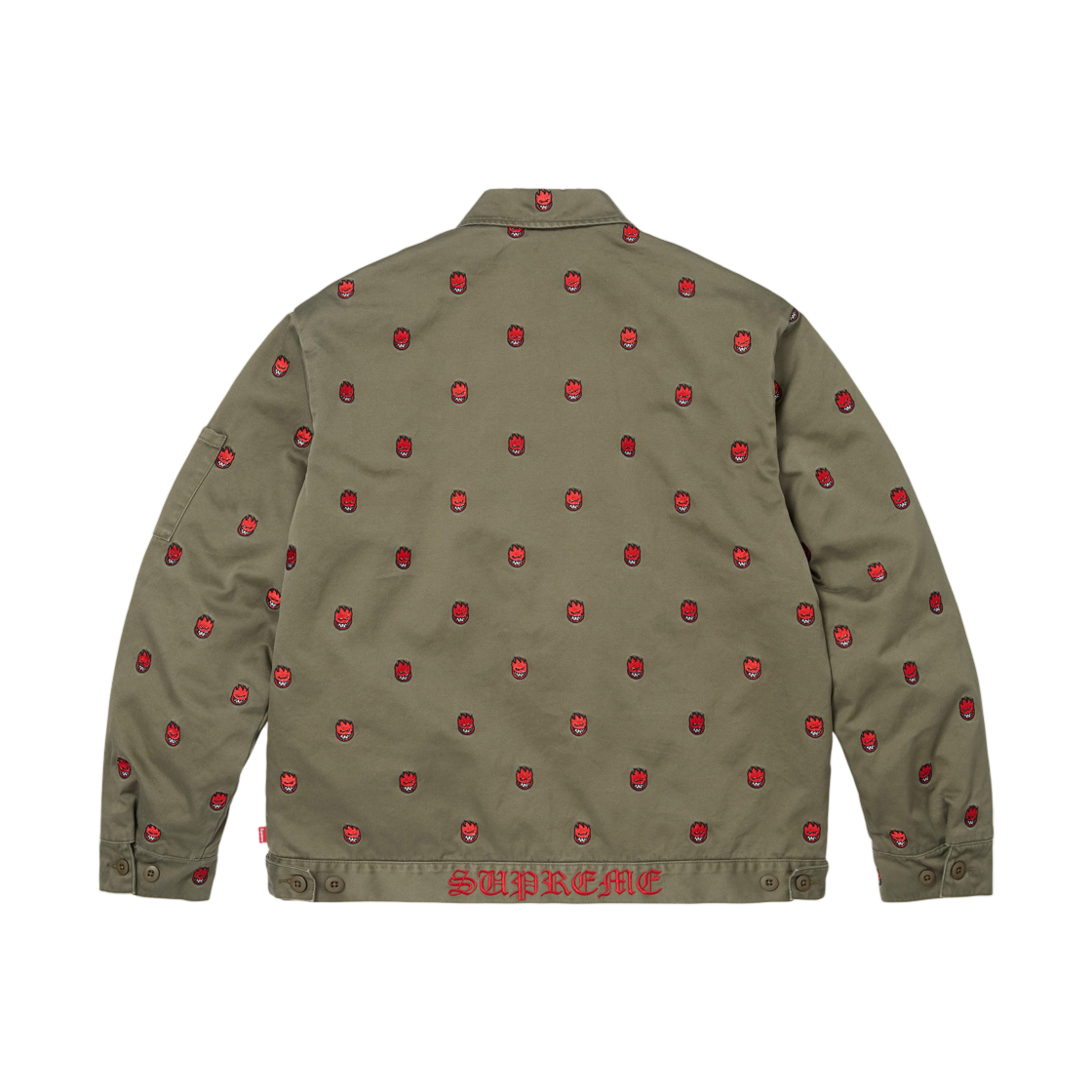 슈프림 x 스핏파이어 워크 자켓 올리브 - 26SS(Supreme x Spitfire Work Jacket Olive - 26SS) - 2