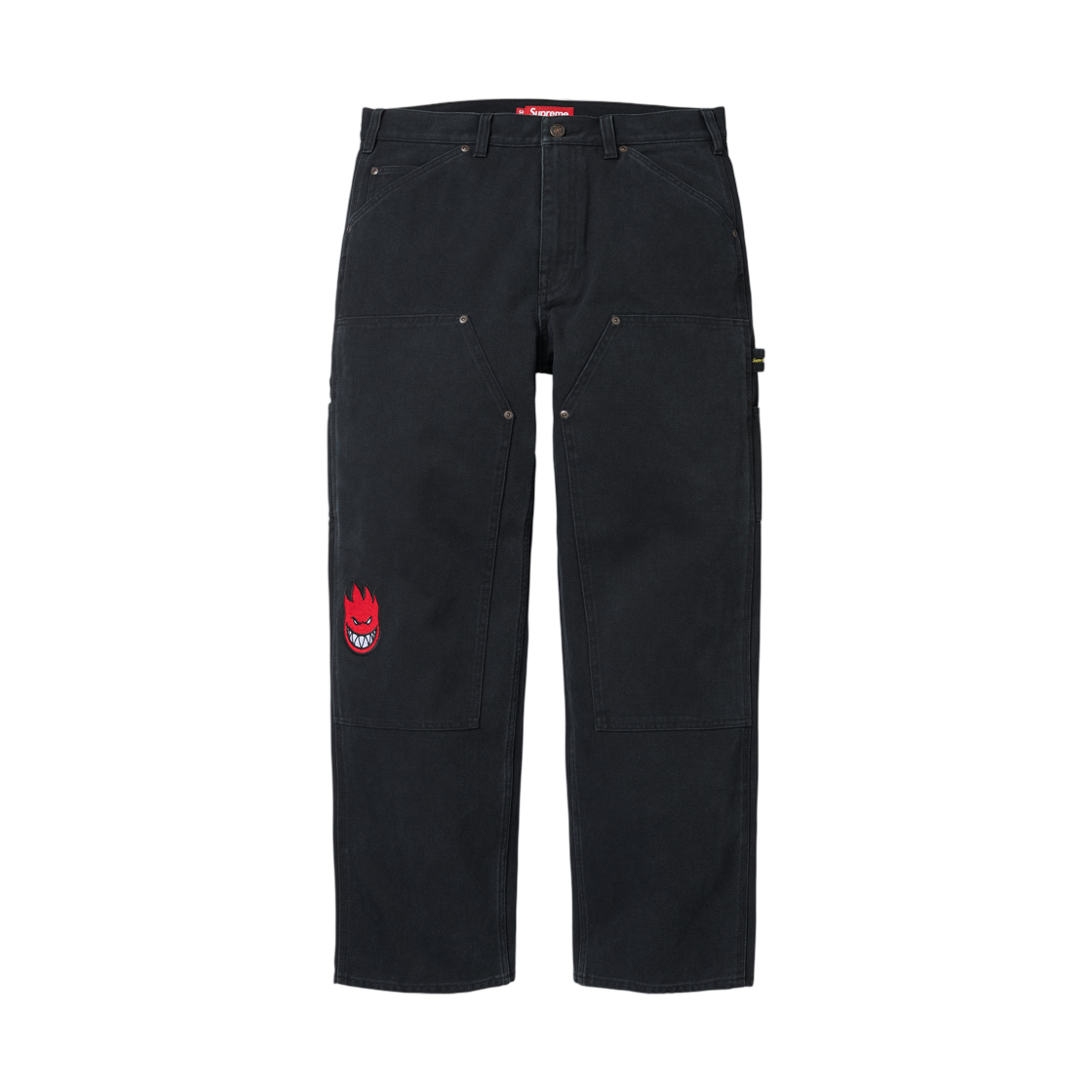 - Supreme x Spitfire Double Knee Painter Pant Black - 26SS