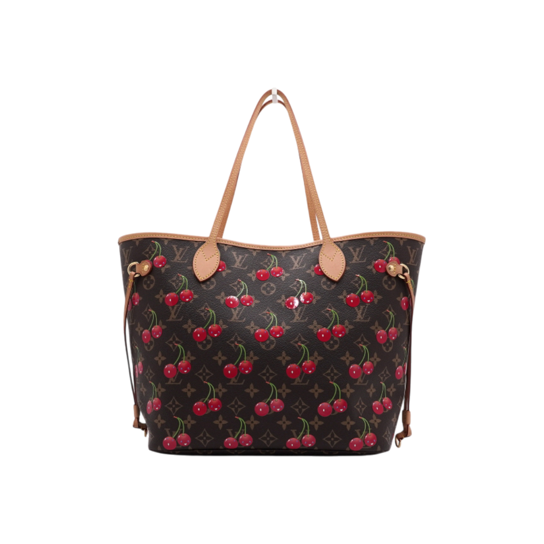 ITVVQRI65EDE Louis Vuitton Murakami Monogram Cherry Neverfull MM Tote Bag