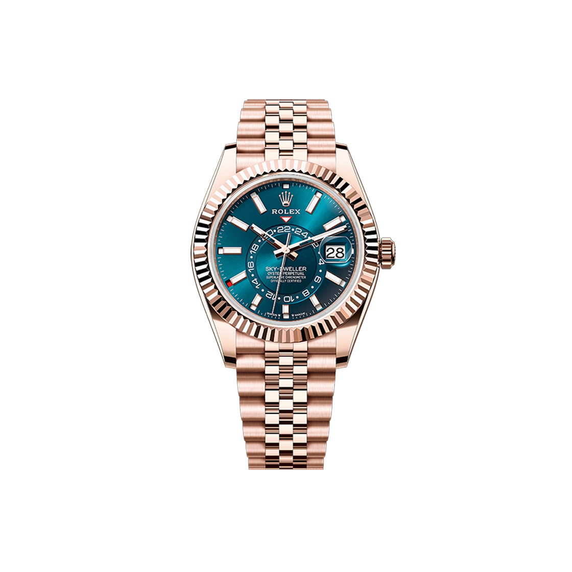 IT7PSNHT5UKM Rolex Sky-Dweller Blue Green Jubilee Bracelet No. 8133