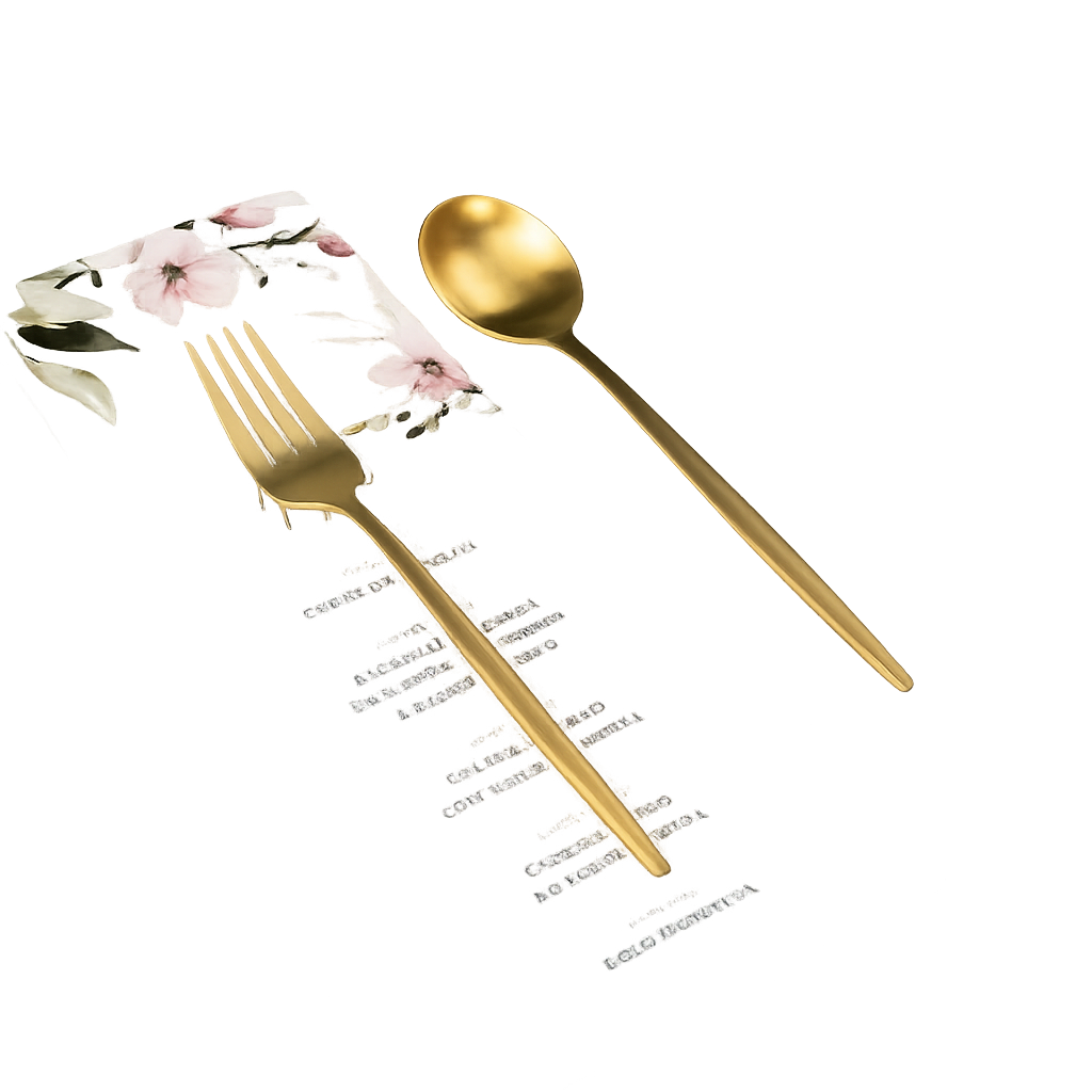 벨로아이녹스 스피릿 티타늄 샴페인 티타임 커트러리 2종세트(Belo Inox Spirit Titanium Champagne Teatime Cutlery 2‑Piece Set) - 1