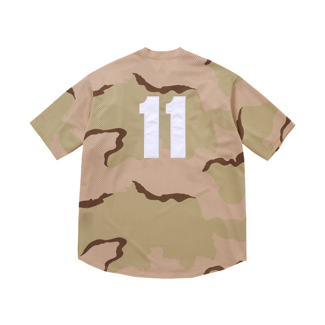 슈프림 샵 S 로고 베이스볼 헨리 데저트 카모 파리 - 26SS(Supreme Shop S Logo Baseball Henley Desert Camo Paris - 26SS) - 2