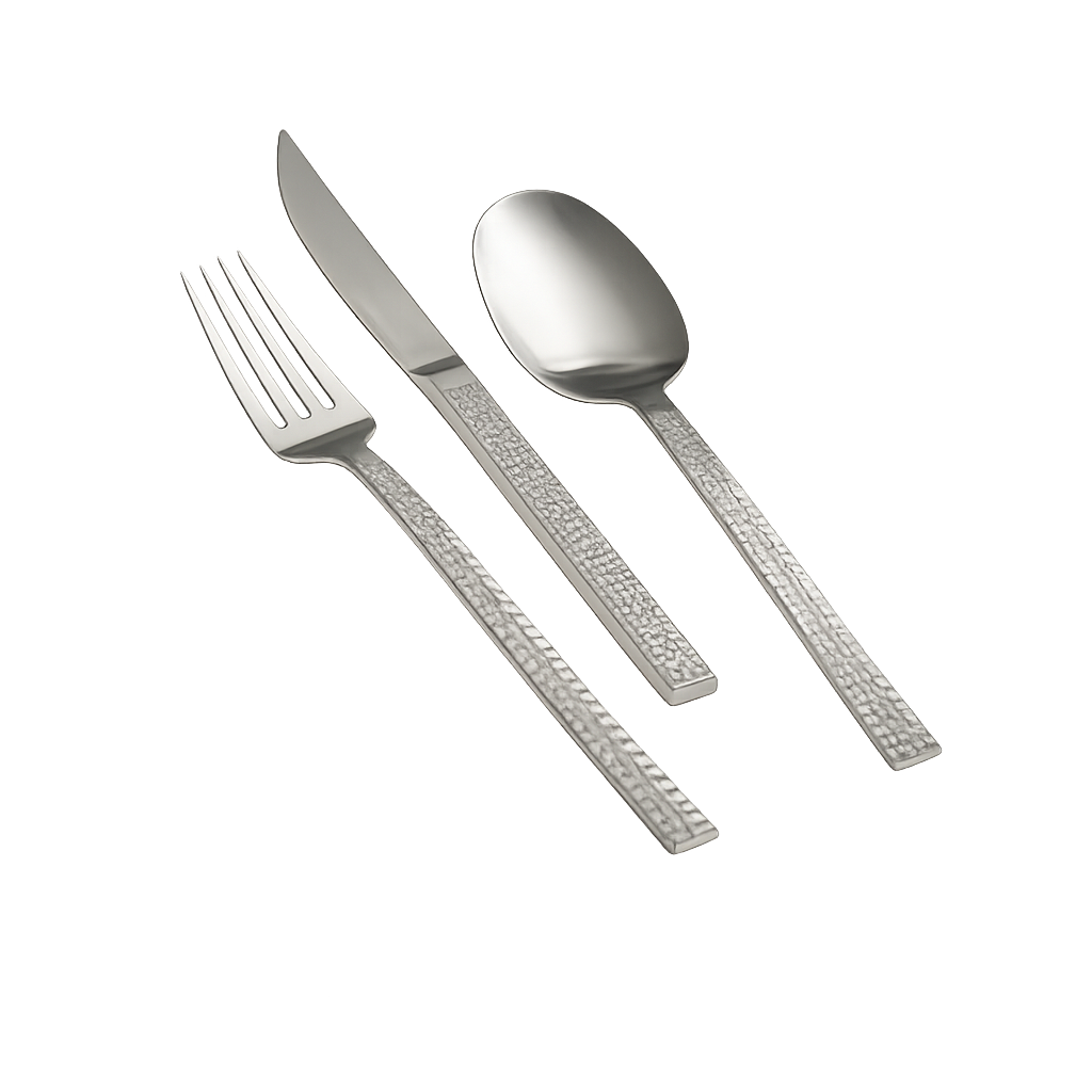 BELOINOX002 Belo Inox Skin Table Cutlery 3‑Piece Set