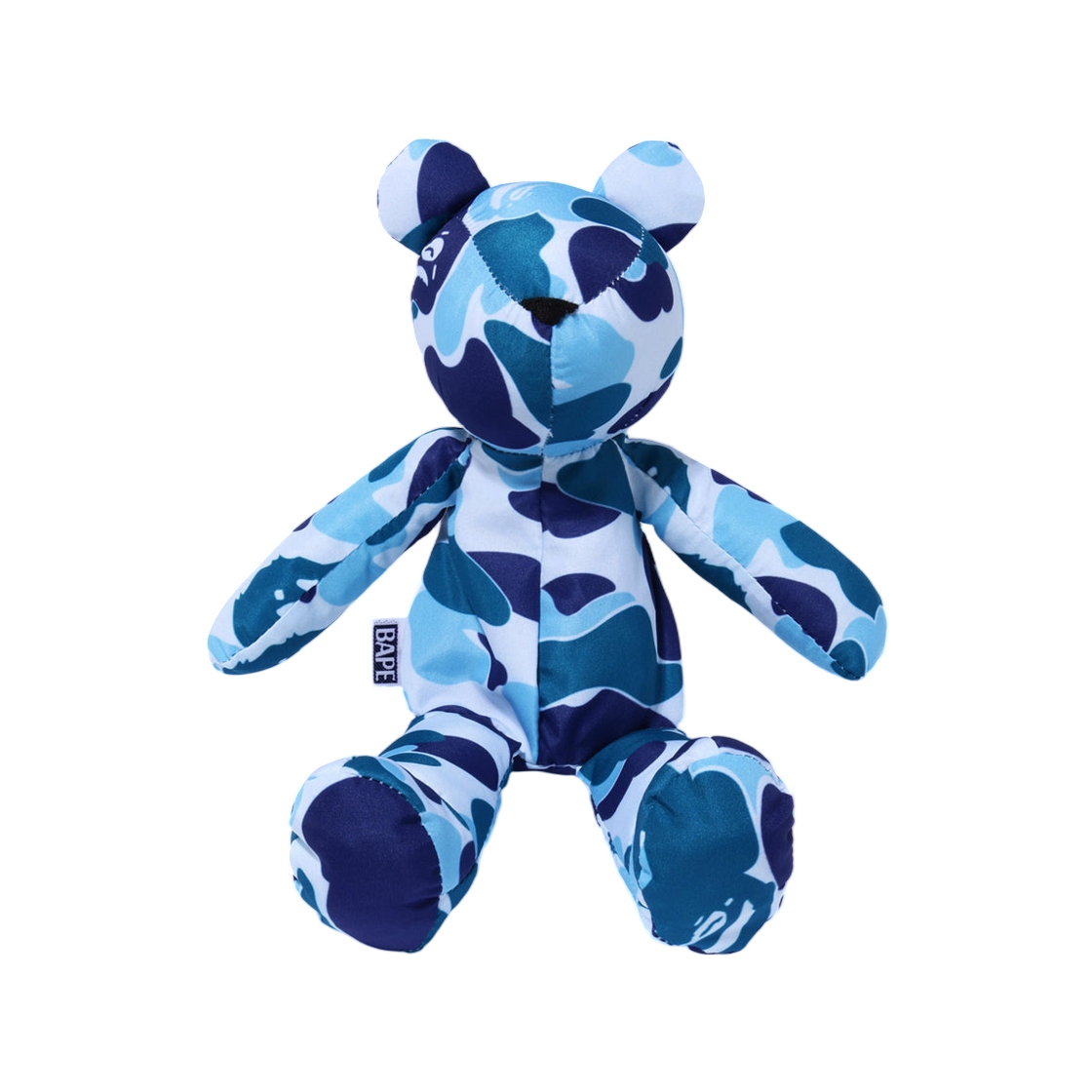 베이프 ABC 카모 베어 에코 백 S 트래블 블루(BAPE ABC Camo Bear Eco Bag S Travel Blue) - 2