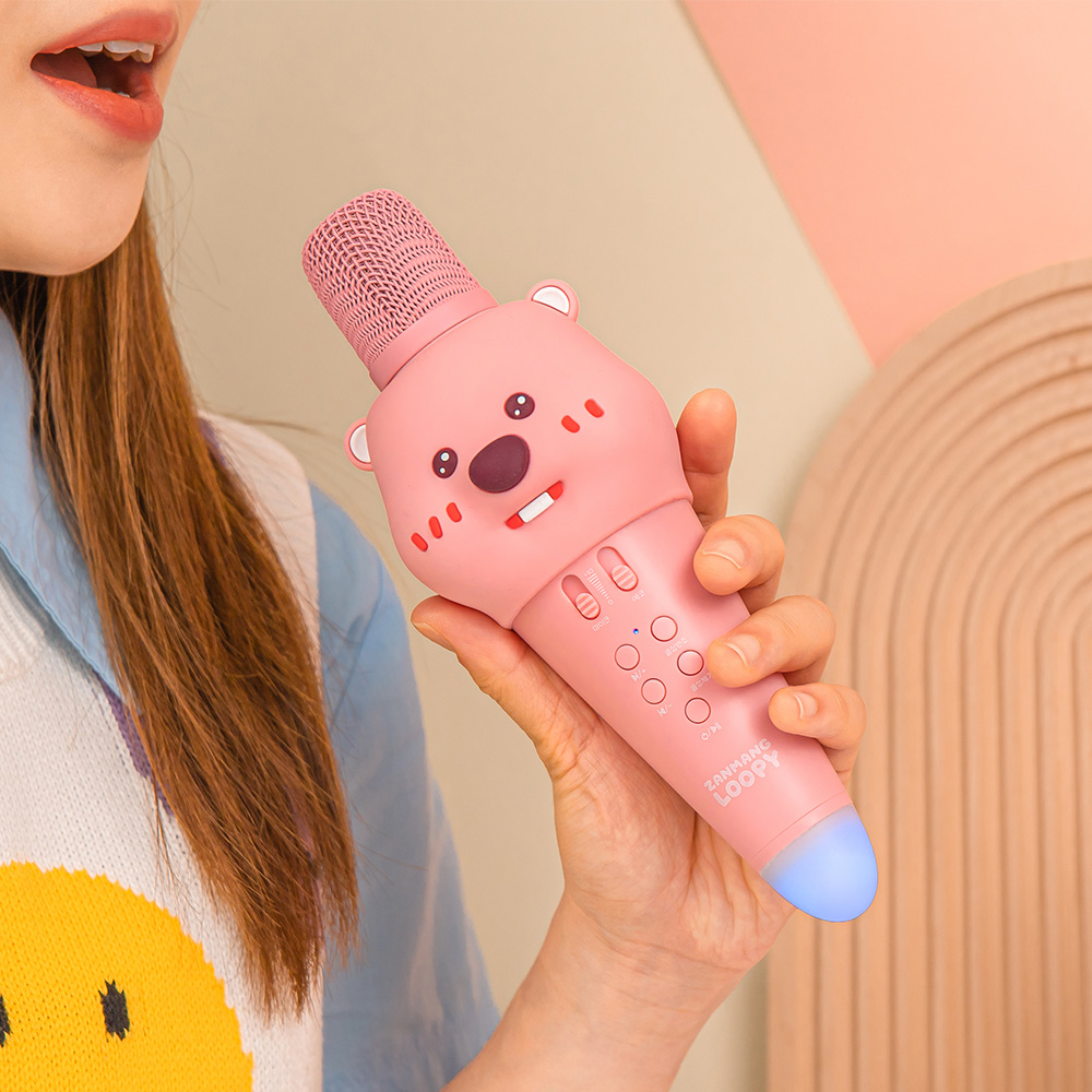 로이체 잔망루피 음성변조 & MR전환 블루투스 무선마이크 스피커(Royche Zanmang Loopy Bluetooth Wireless Microphone Speaker with Voice Modulation & MR Conversion) - 3