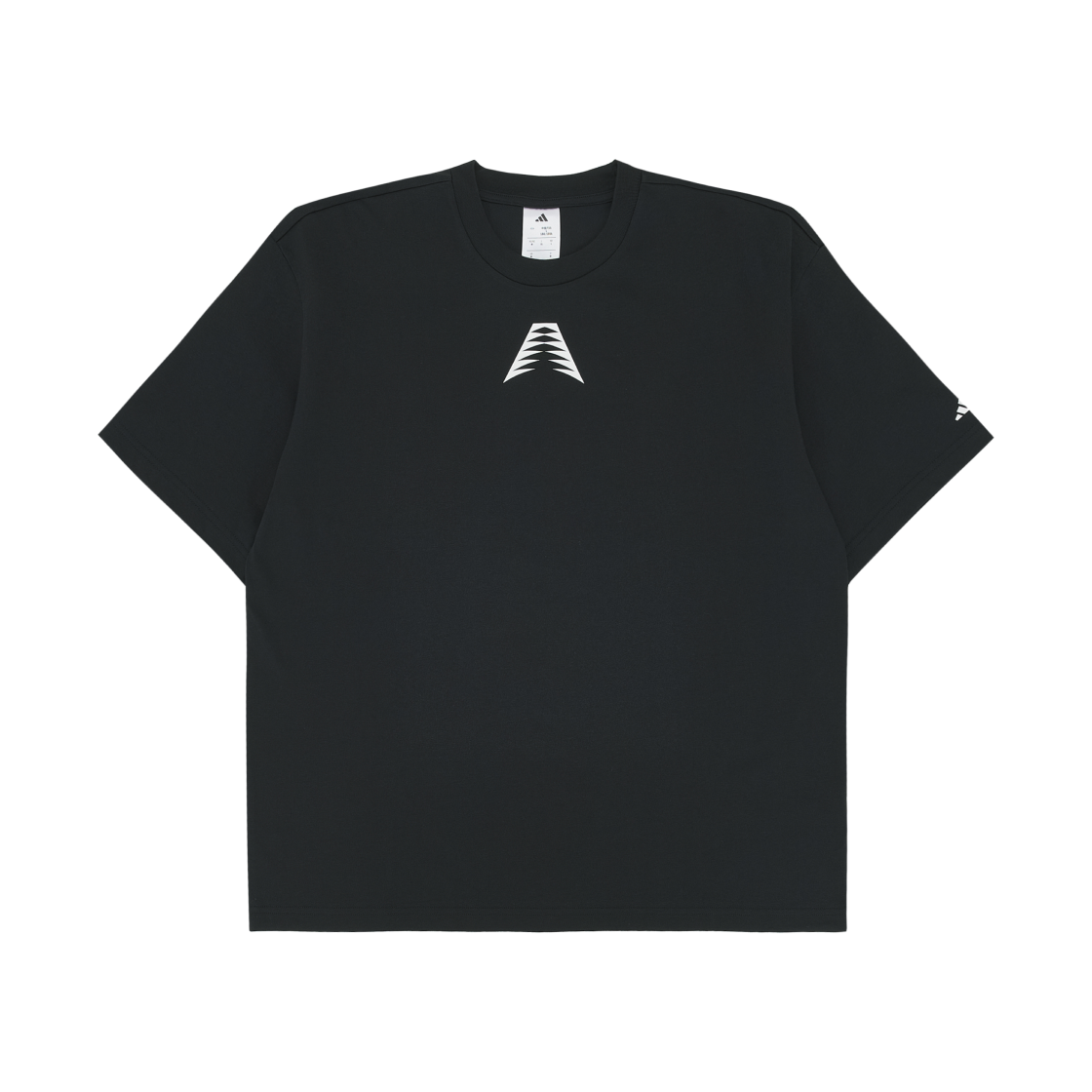 KC3700 Adidas Basketball Anthony Edwards Believe That T-Shirt Black White - KR Sizing