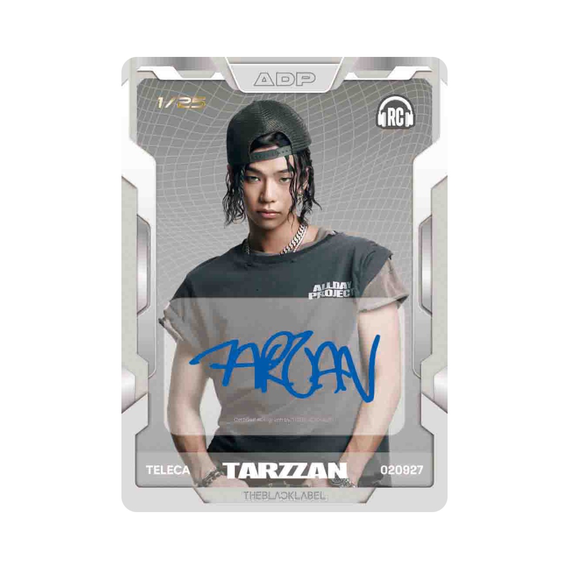테레카 올데이 프로젝트 한정 오토그래프 타잔(TELECA Allday Project Limited Autograph Tarzzan)