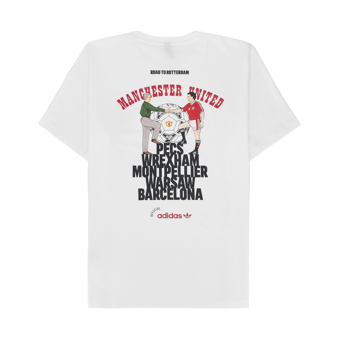 아디다스 맨체스터 유나이티드 91 티셔츠 화이트 - US 사이즈(Adidas Manchester United 91 T-Shirt White - US Sizing) - 2