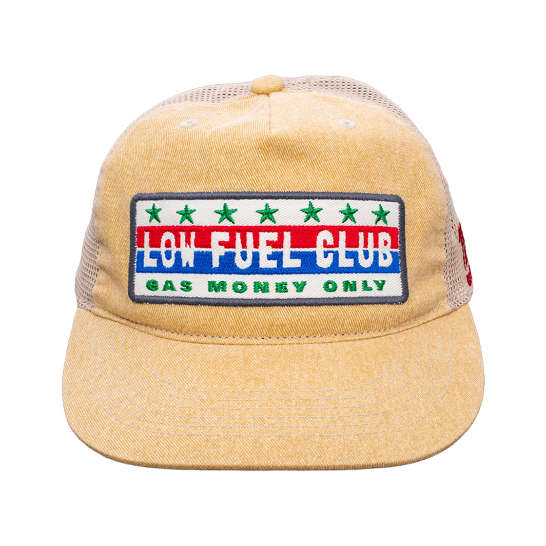 헤이미스터트러커 로우 퓨얼 클럽 5패널 메쉬캡 머스타드(HEY! MR.TRUCKER Low Fuel Club 5P Mesh Cap Mustard) - 1