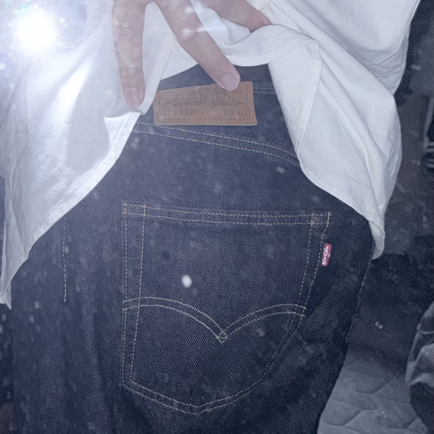 Levi's 578™ Baggy Jean Dark Wash 착용 스타일 - 2