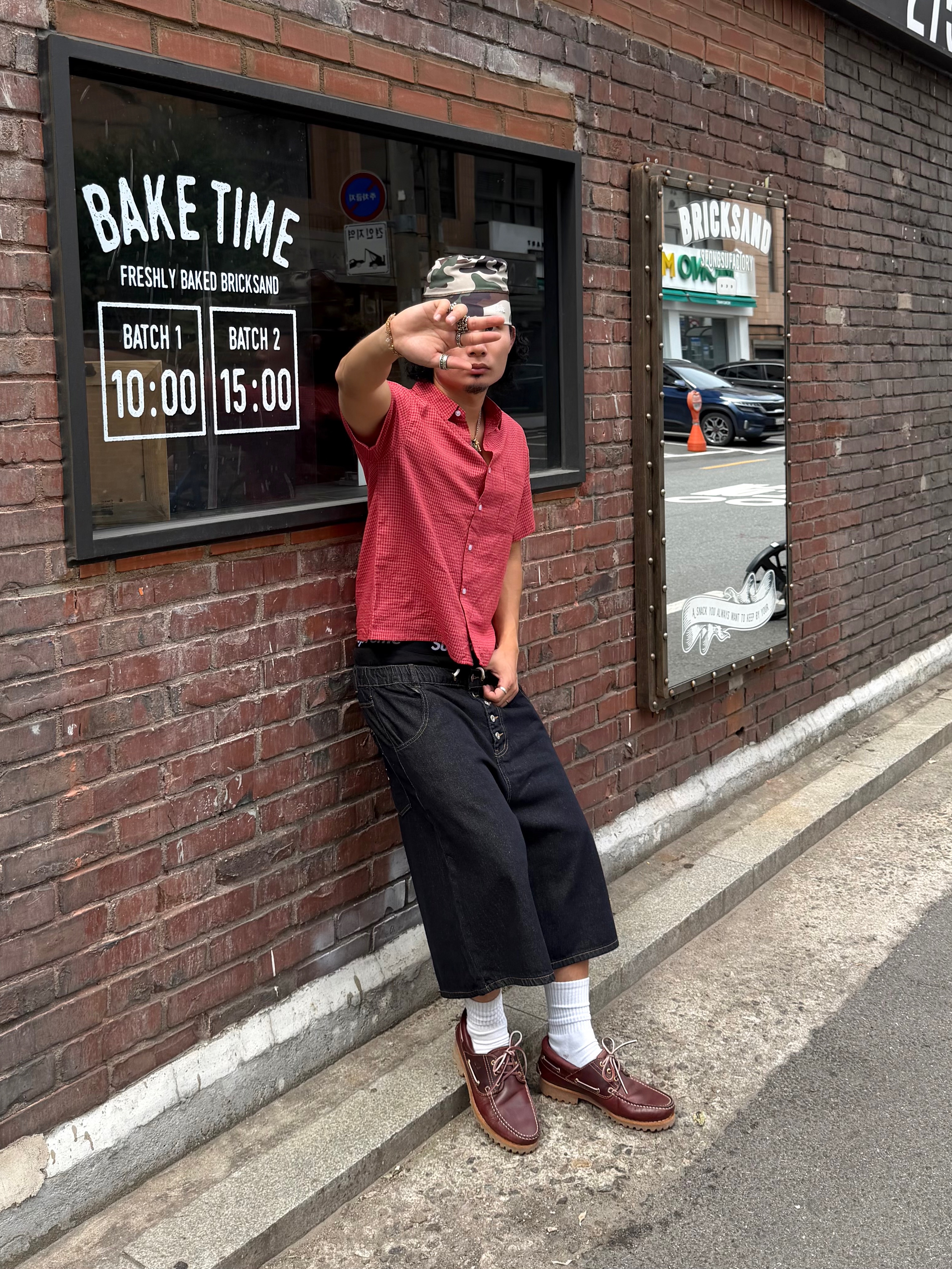 Timberland Authentic 3-Eye Classic Lug Burgundy -Wide, Supreme Hanes Boxer Briefs Black (4 Pack) 착용 스타일 - 2