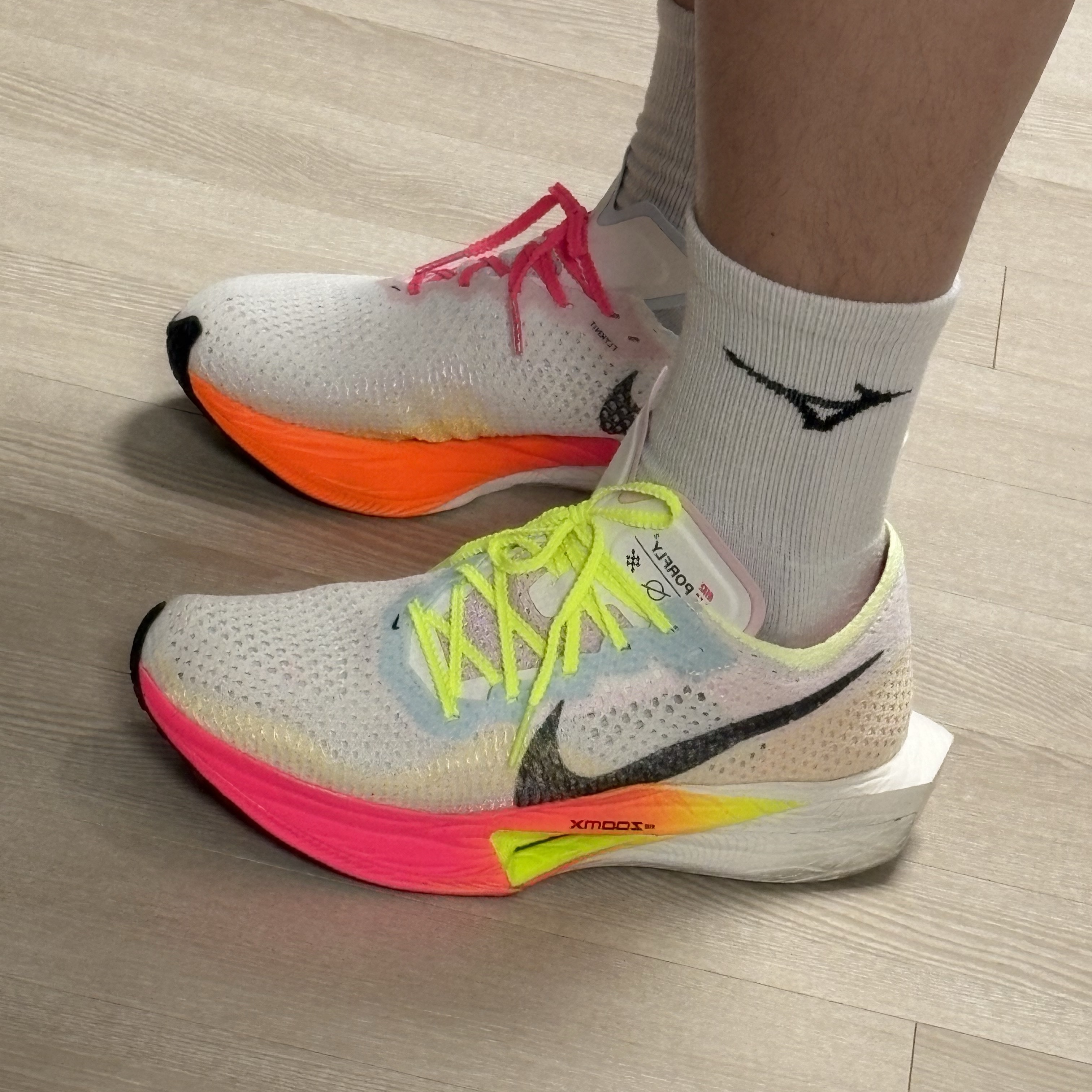Nike ZoomX Vaporfly Next% 3 FK Multicolor Black 착용 스타일 - 1