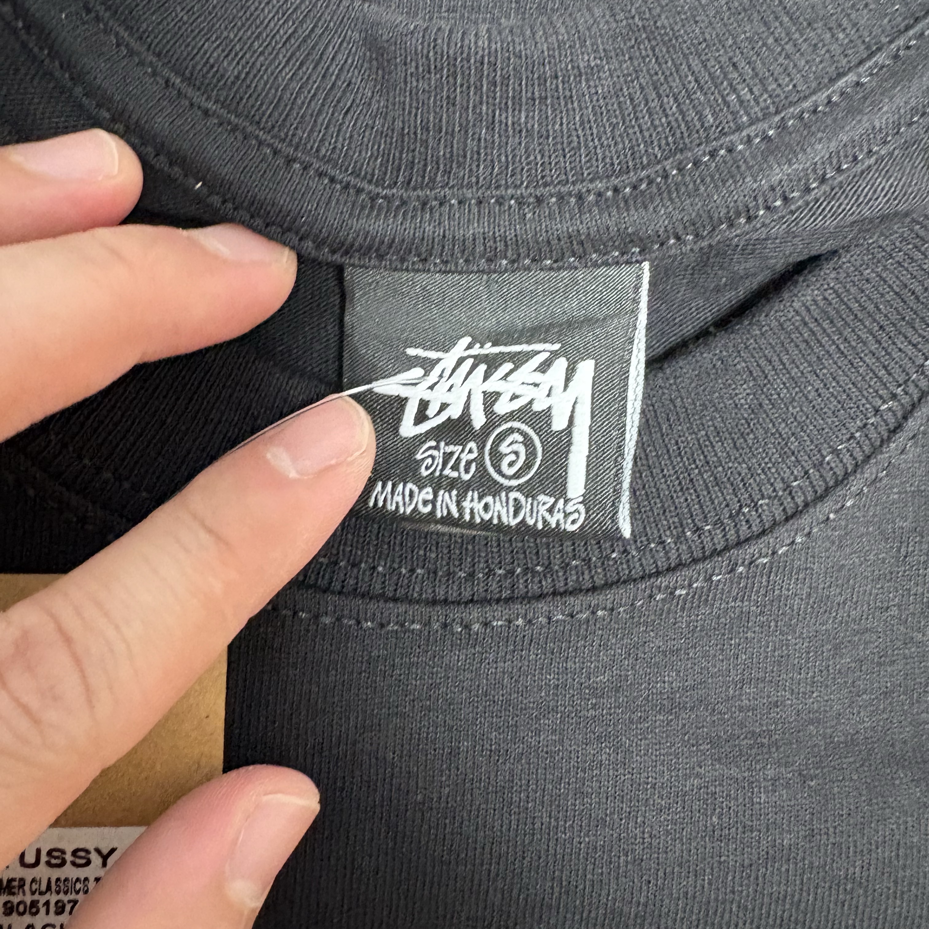 Stussy Summer Classics T-Shirt Black 착용 스타일 - 3