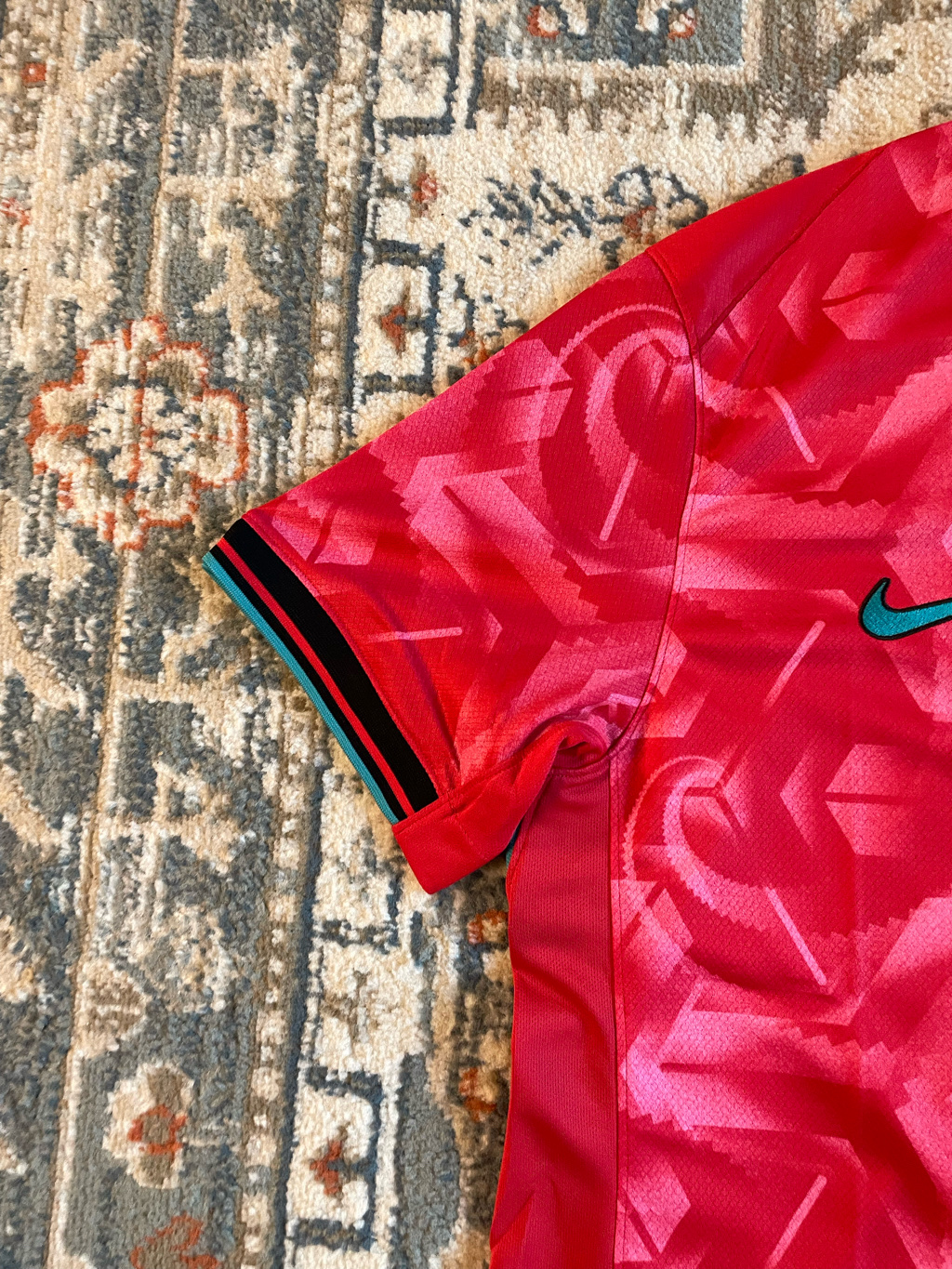 Nike Korea 2023/24 Dri-Fit Stadium Home Replica Jersey Black Global Red - Asia (Non Marking Ver.) 착용 스타일 - 6