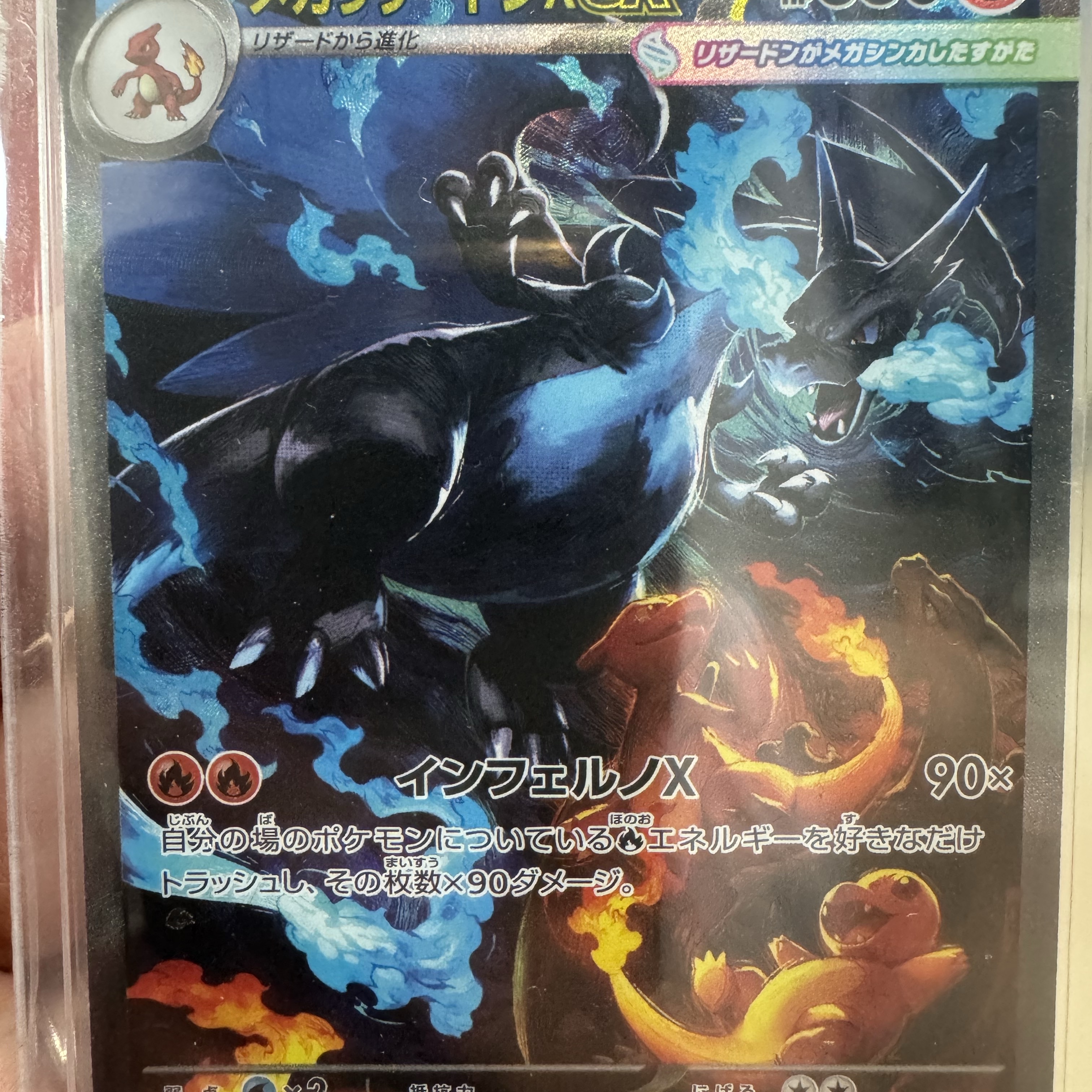 Pokemon TCG Mega Expansion Pack Inferno X Box (Japanese Ver.), Pokemon TCG Mega Charizard X ex SAR Inferno X (Japanese Ver.) 착용 스타일
