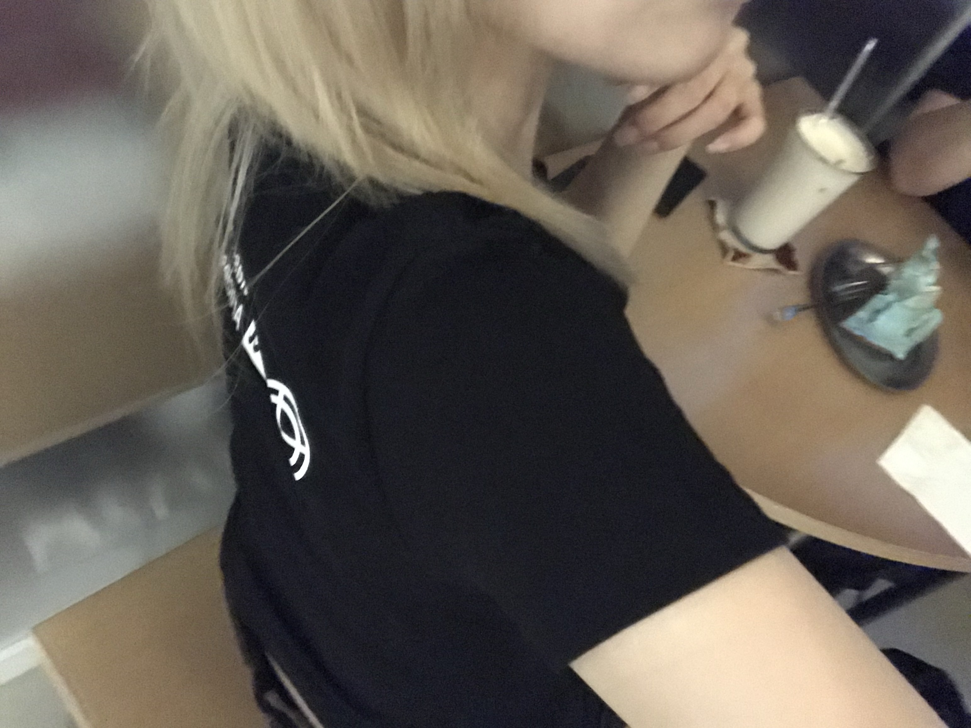 Plastic Product MPa T-Shirt Black 착용 스타일