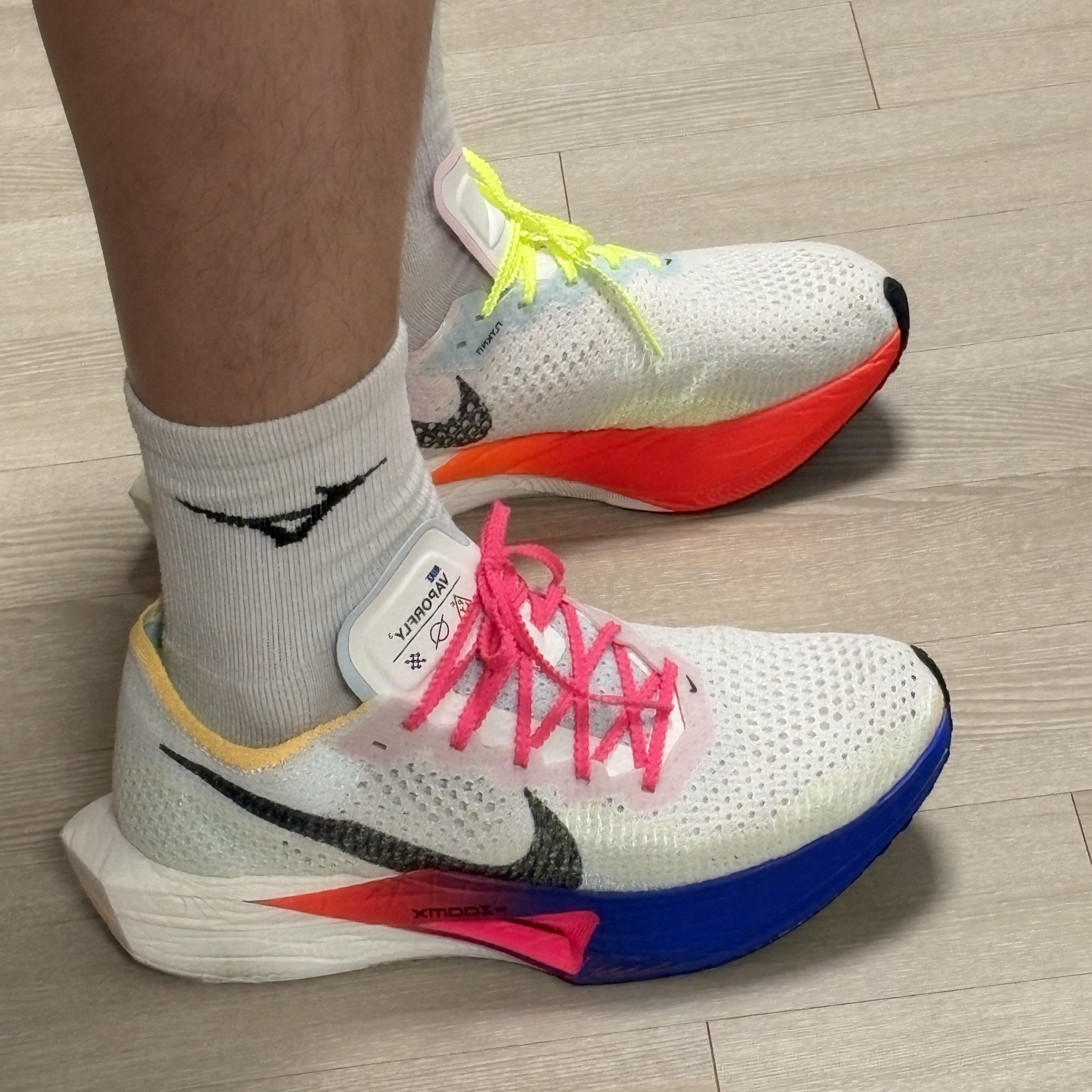 Nike ZoomX Vaporfly Next% 3 FK Multicolor Black 착용 스타일 - 2