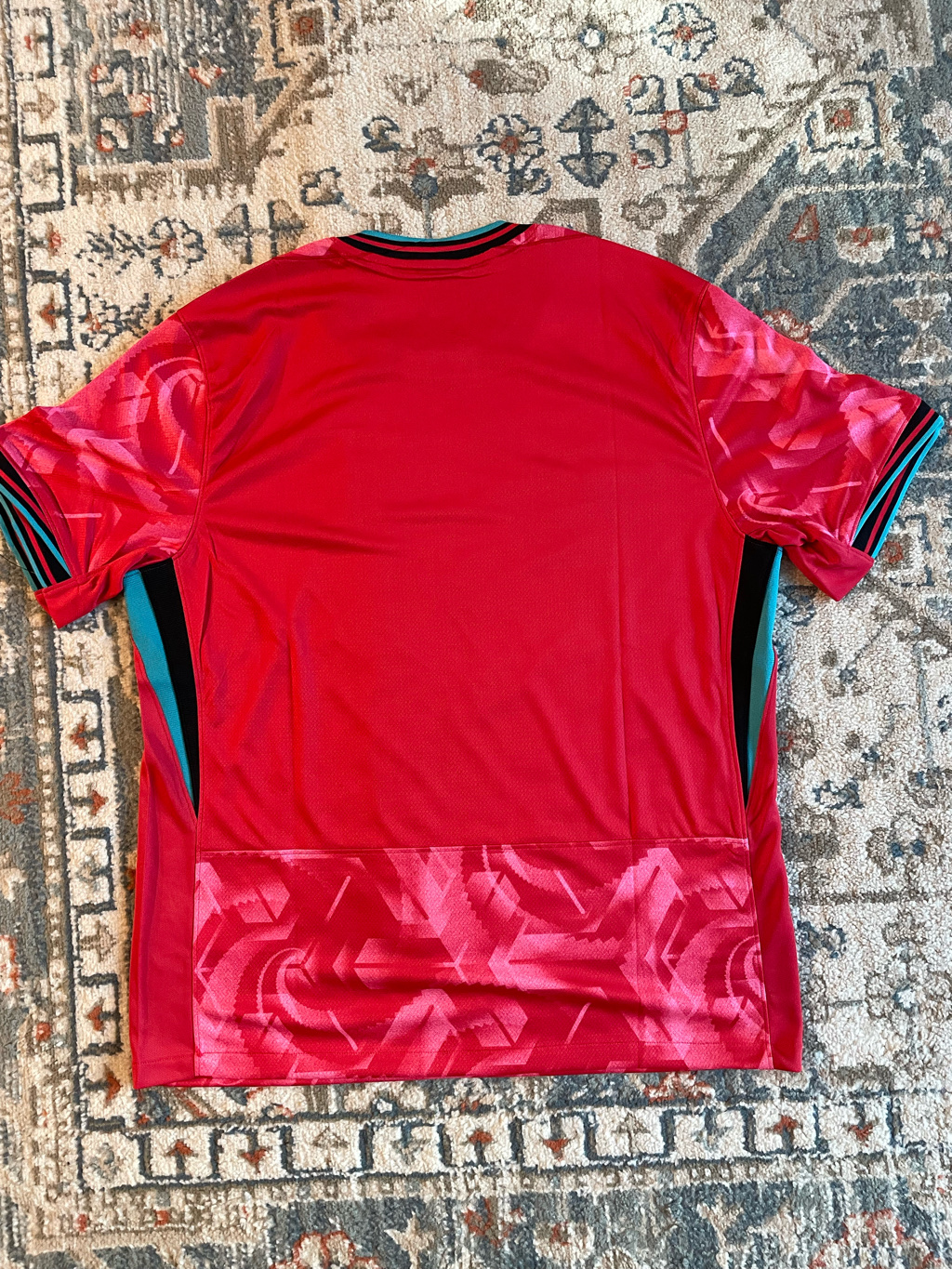 Nike Korea 2023/24 Dri-Fit Stadium Home Replica Jersey Black Global Red - Asia (Non Marking Ver.) 착용 스타일 - 7