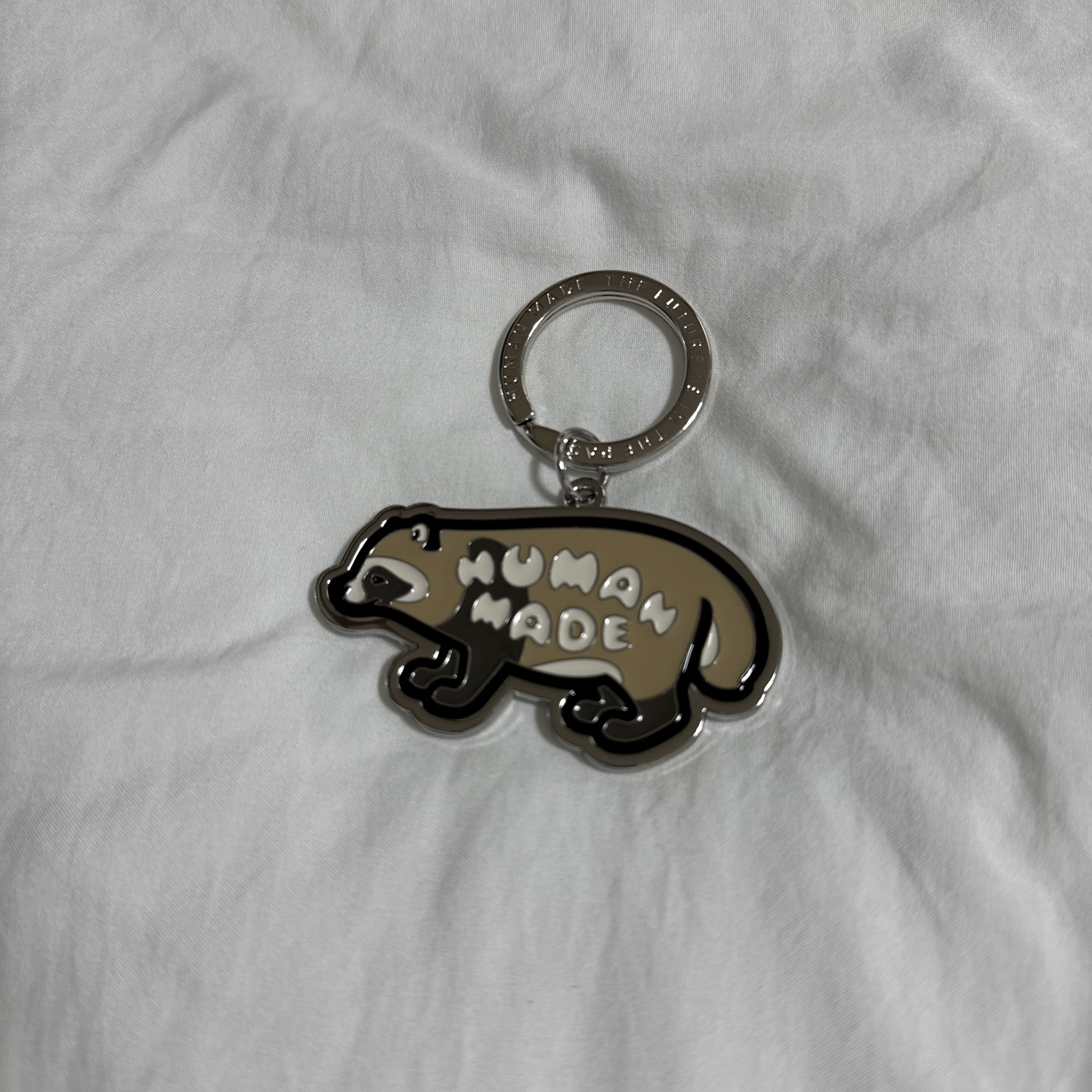 Human Made Animal Keyring Jamsil Silver 착용 스타일 - 2