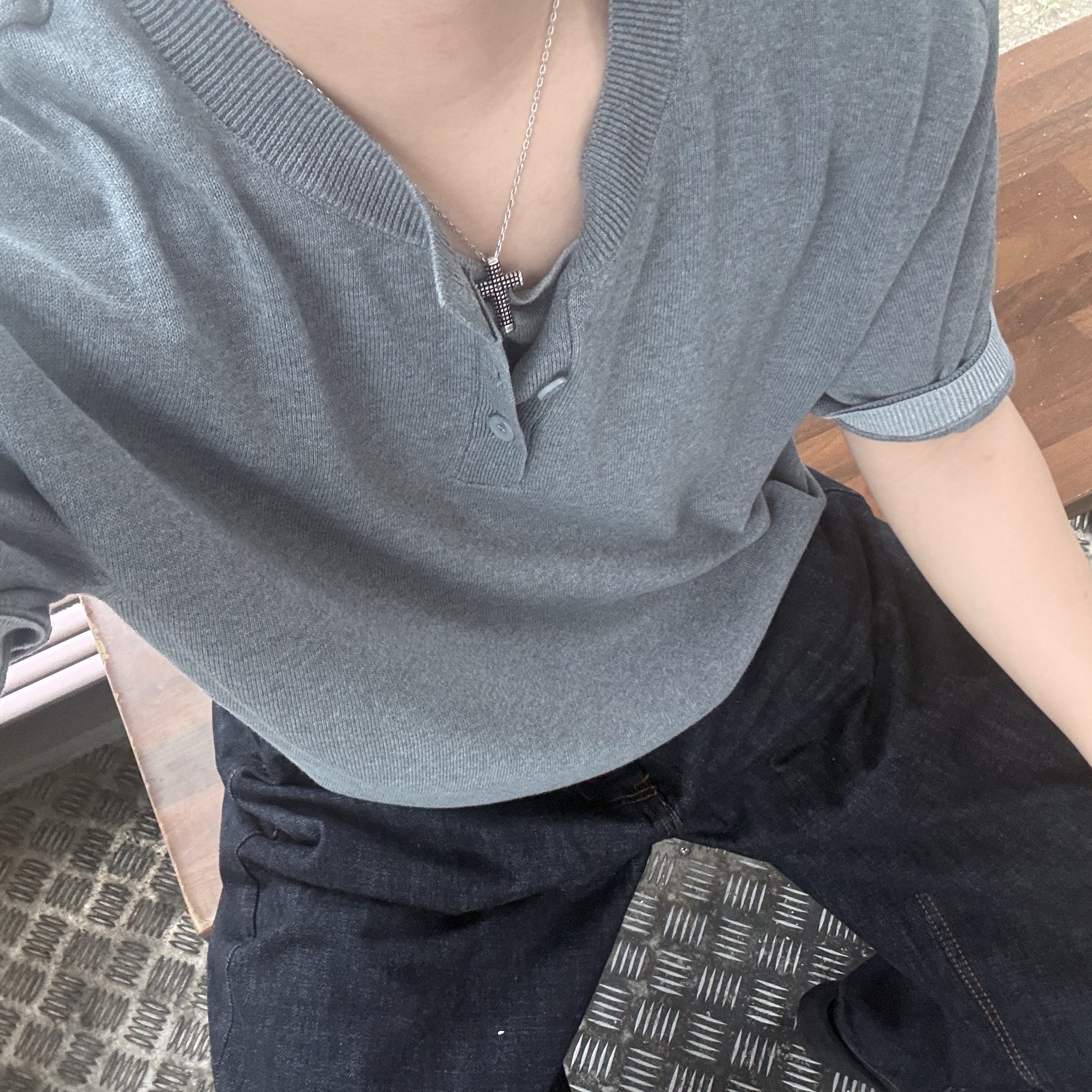 Damiani Metropolitan Diamond Necklace Silver 착용 스타일