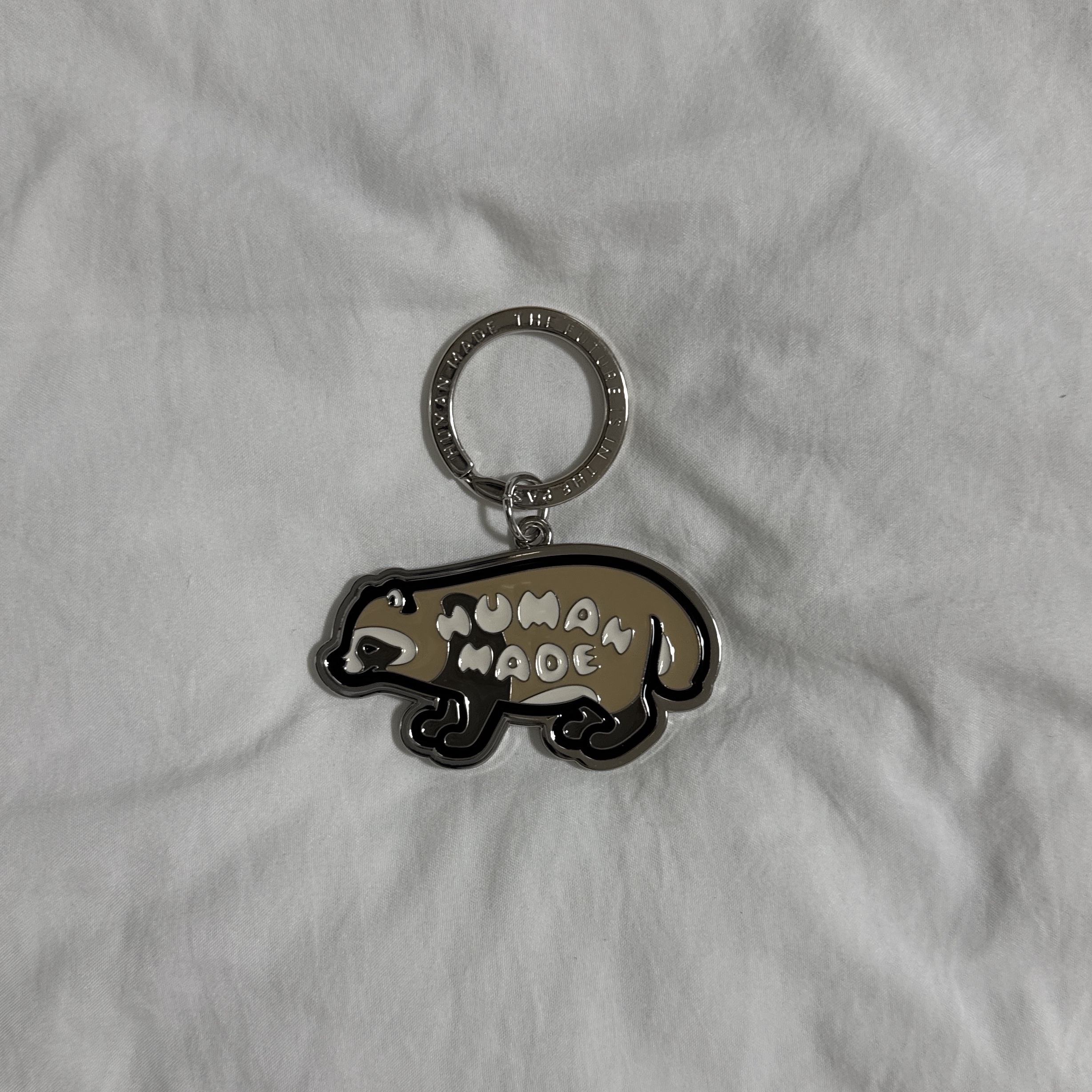 Human Made Animal Keyring Jamsil Silver 착용 스타일 - 1