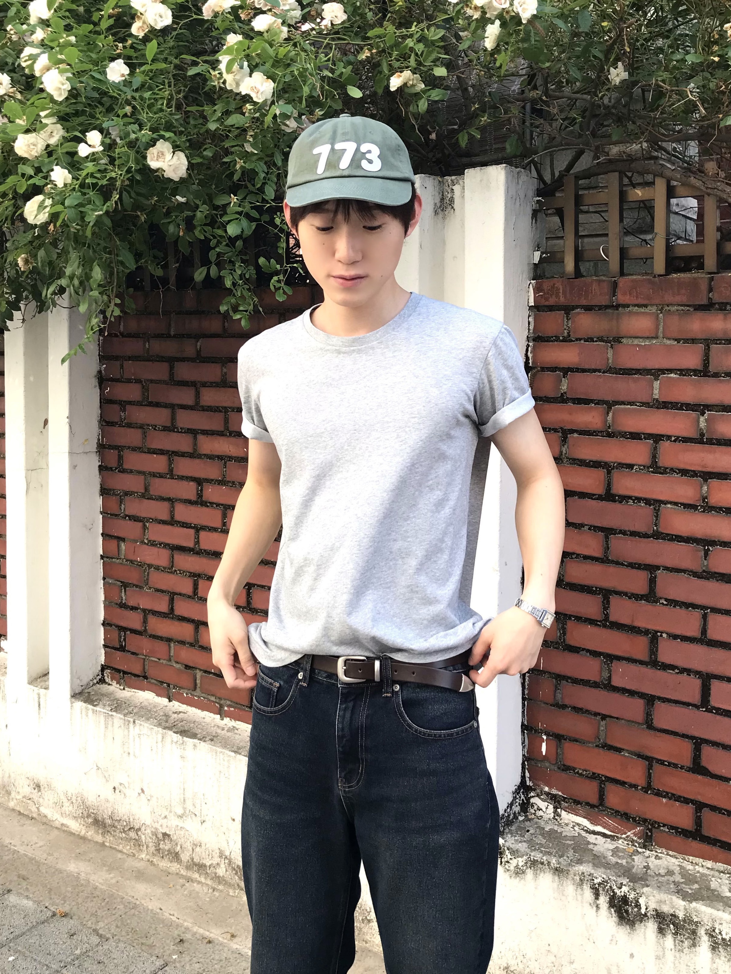 TAMIKA ZIP 773 Cap_Khaki 착용 스타일 - 2