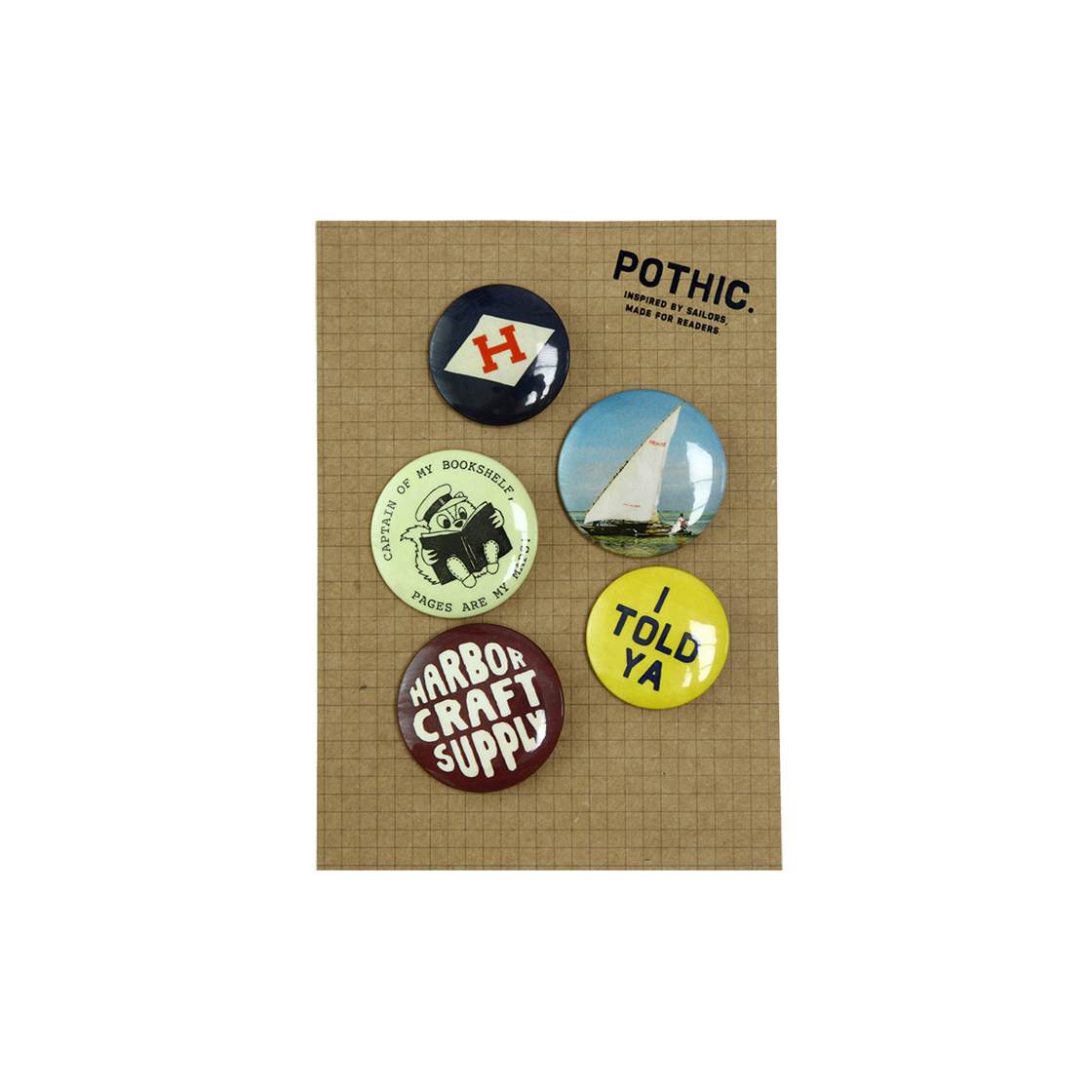포틱 핀뱃지팩(POTHIC Pin Badge Pack)