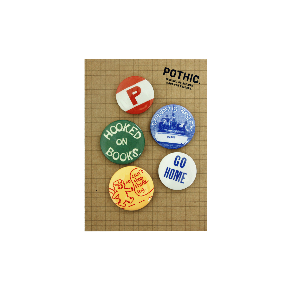 포틱 핀뱃지팩 2(POTHIC Pin Badge Pack 2)