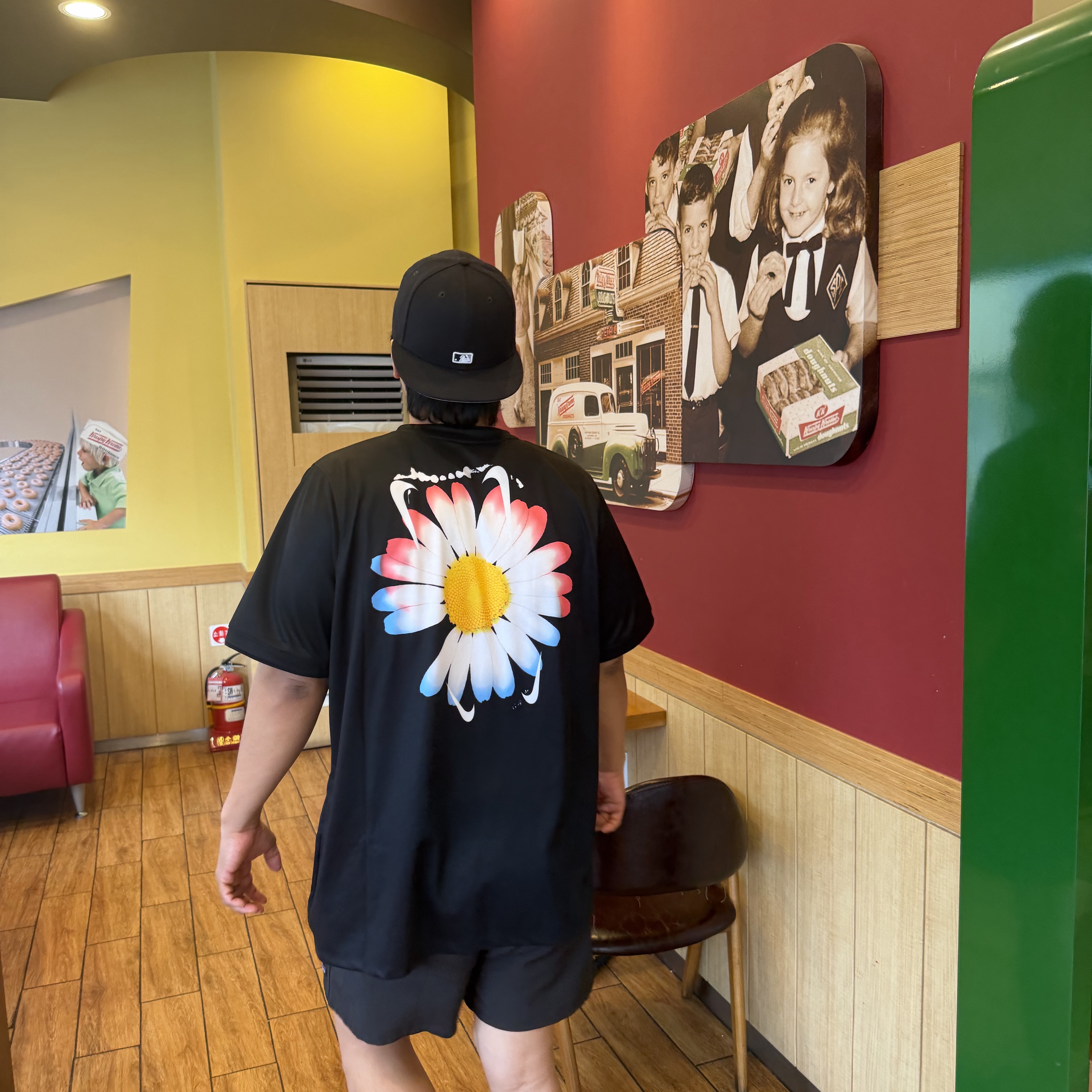 Nike x Peaceminusone Korea Academy Pro Short-Sleeve Football Top Black White, Nike x Stussy Benassi Slide Off Noir 착용 스타일 - 1