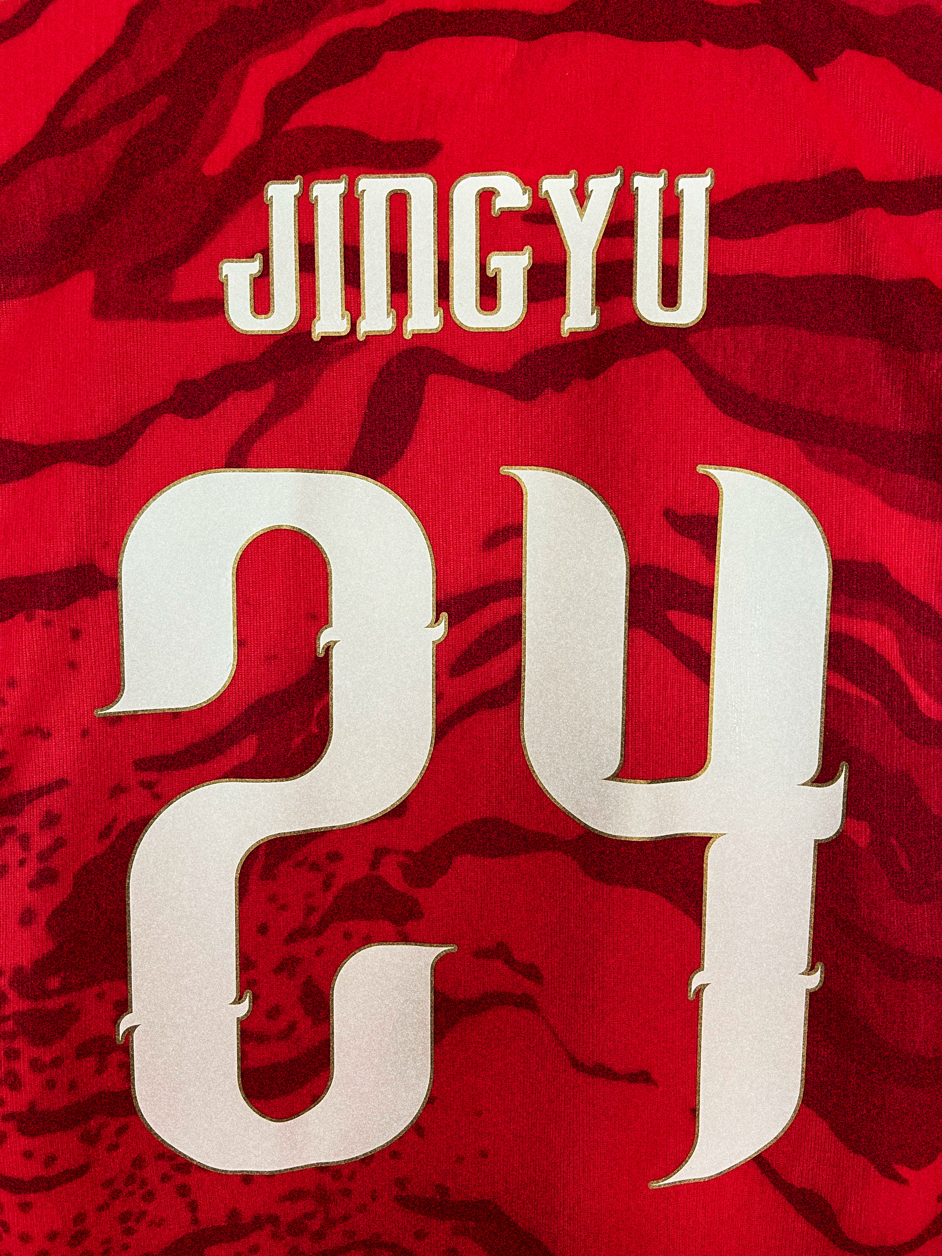Nike Korea 2026 Stadium Home Dri-Fit Soccer Replica Jersey Global Red Black (Non Marking Ver.) 착용 스타일 - 2