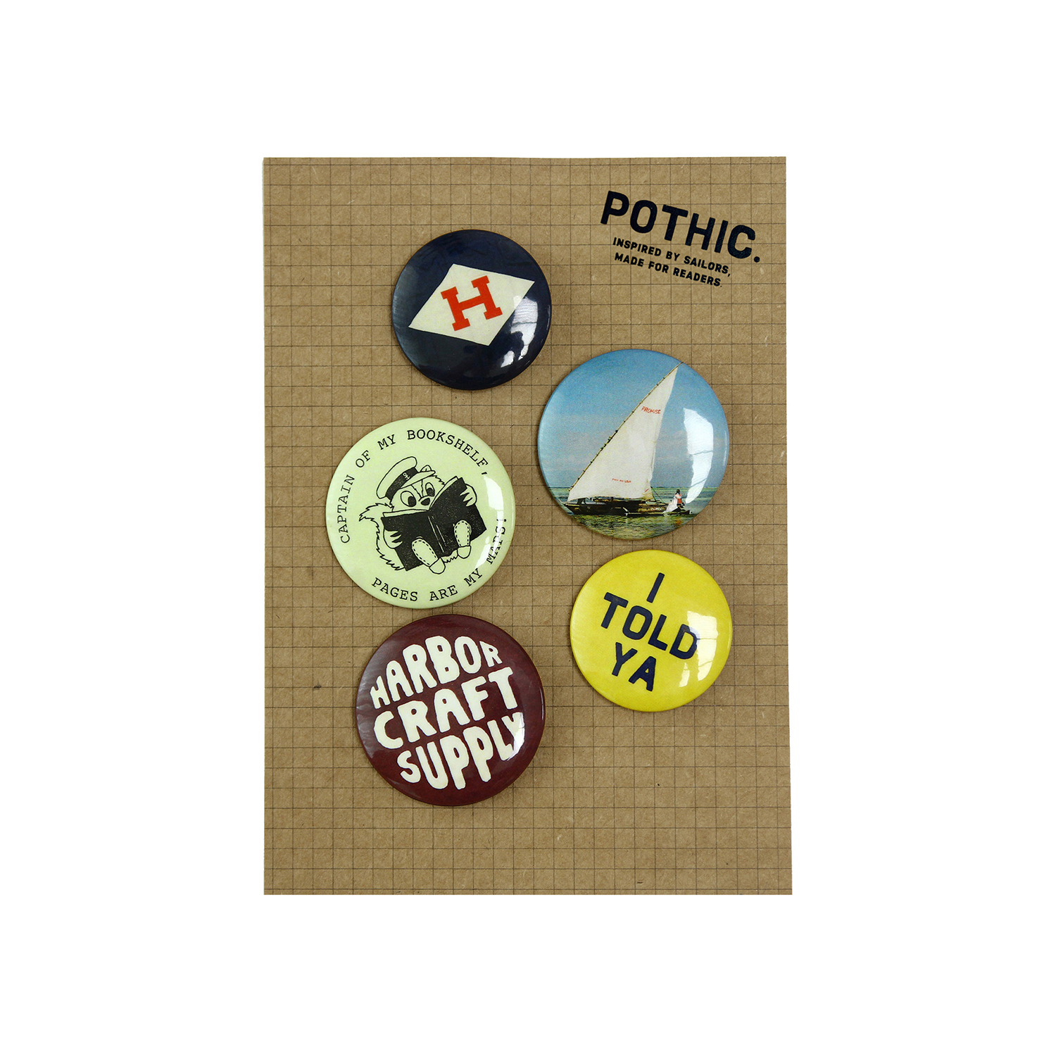 포틱 핀뱃지팩(POTHIC Pin Badge Pack) - 2