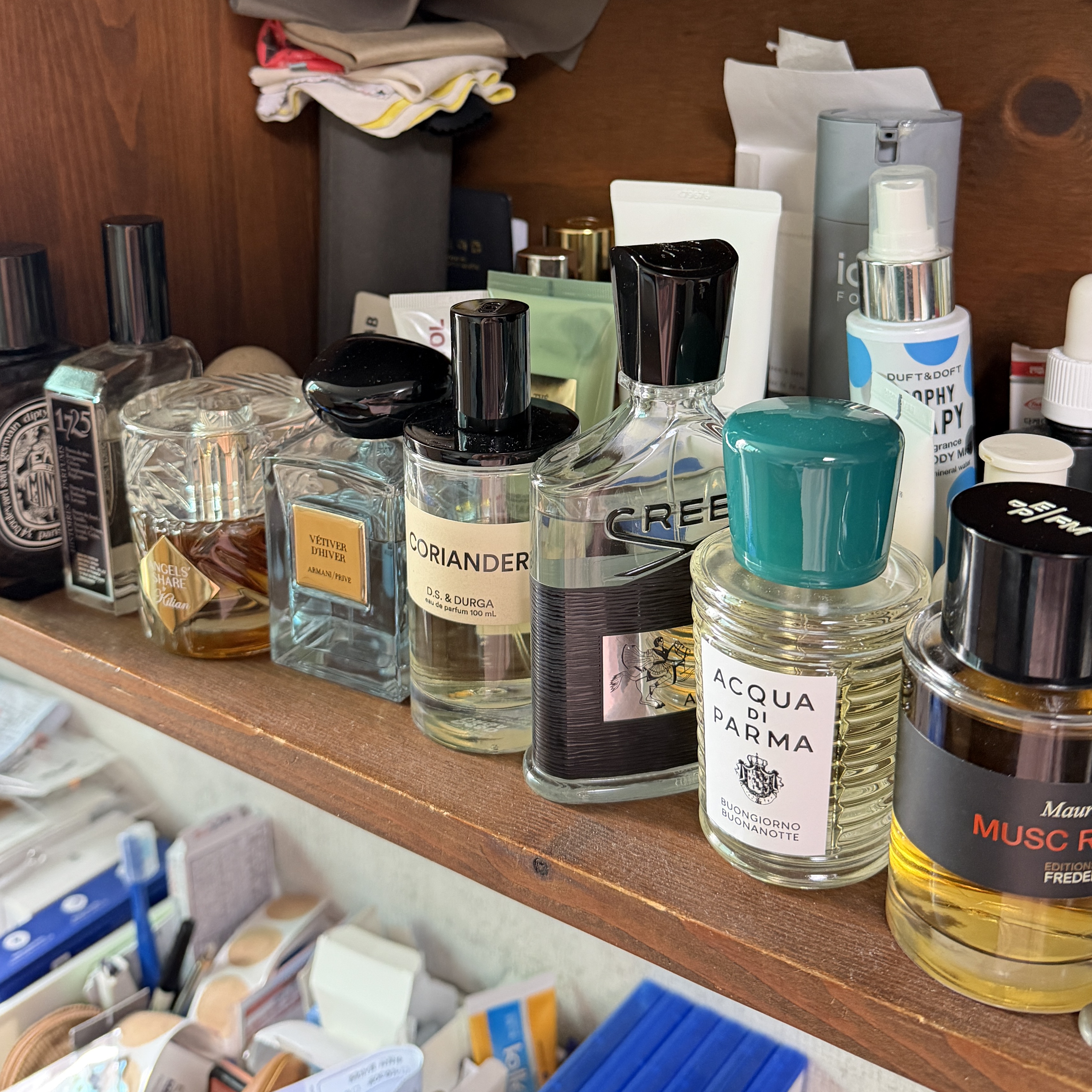 Acqua Di Parma Buongiorno Buonanotte Eau de Parfum 100ml, Frederic Malle Musc Ravageur 100ml Spray 착용 스타일