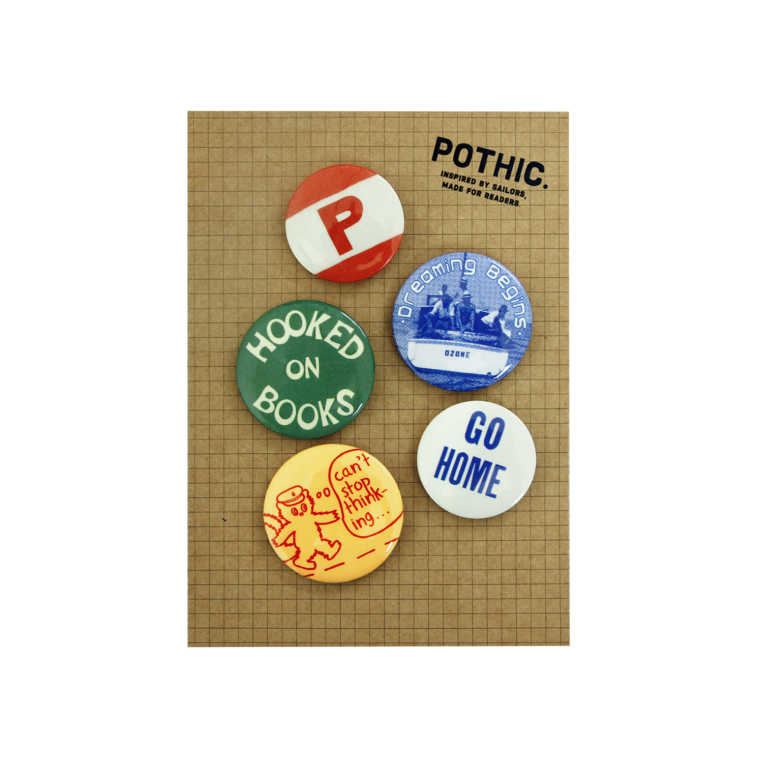 포틱 핀뱃지팩 2(POTHIC Pin Badge Pack 2) - 2