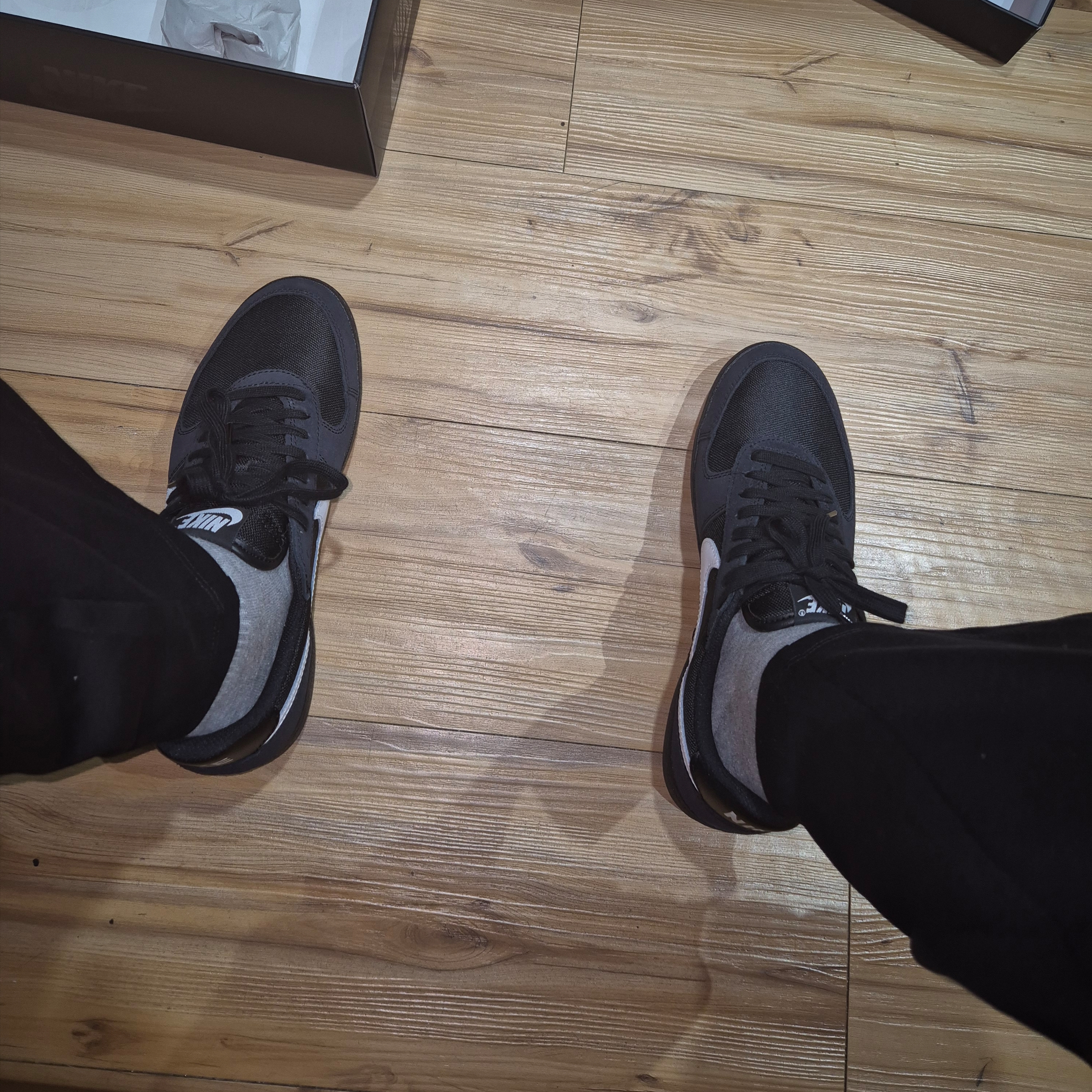 Nike Field General 82 Black White 착용 스타일 - 1