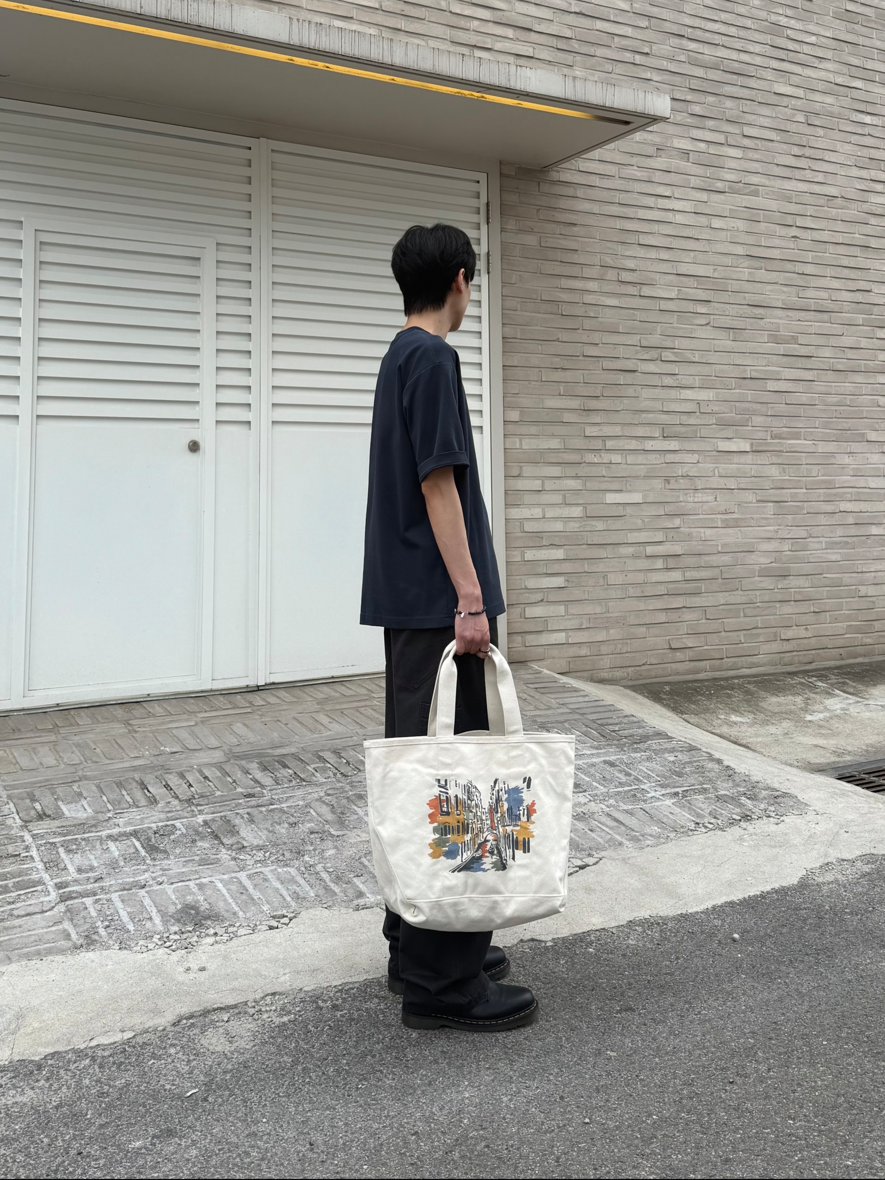 Dr. Martens 1461 Smooth Black, Dr. Martens 1461 Nappa Black 착용 스타일 - 2