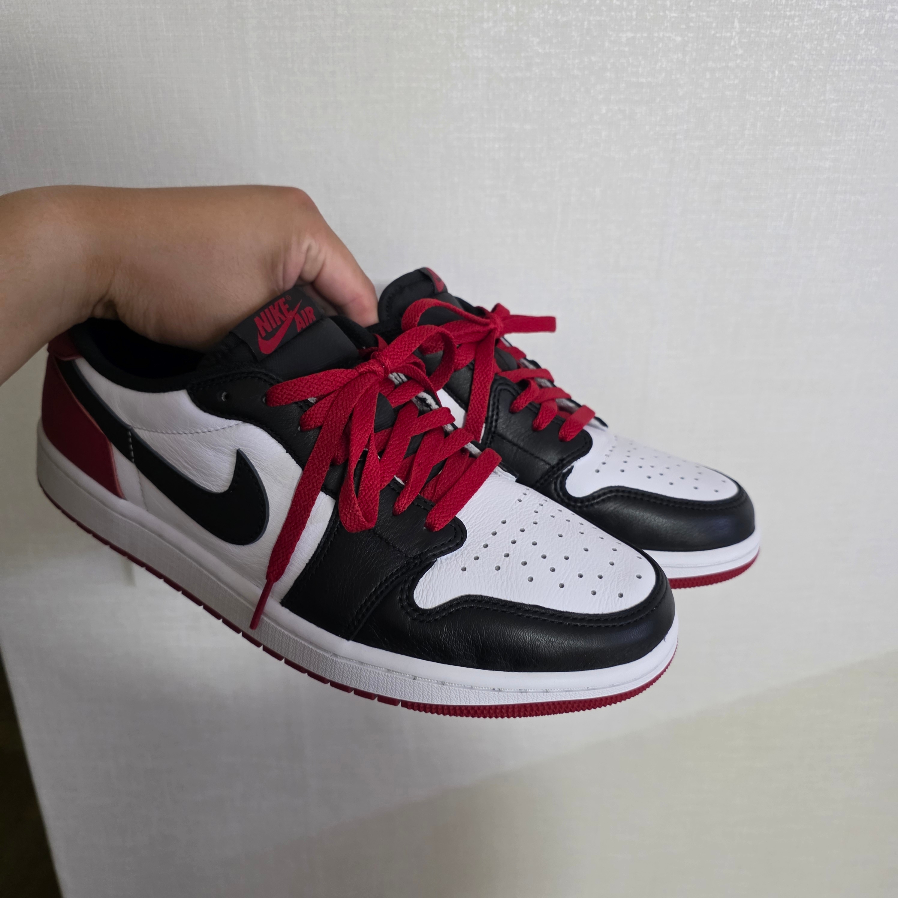 Jordan 1 Retro Low OG Black Toe 착용 스타일